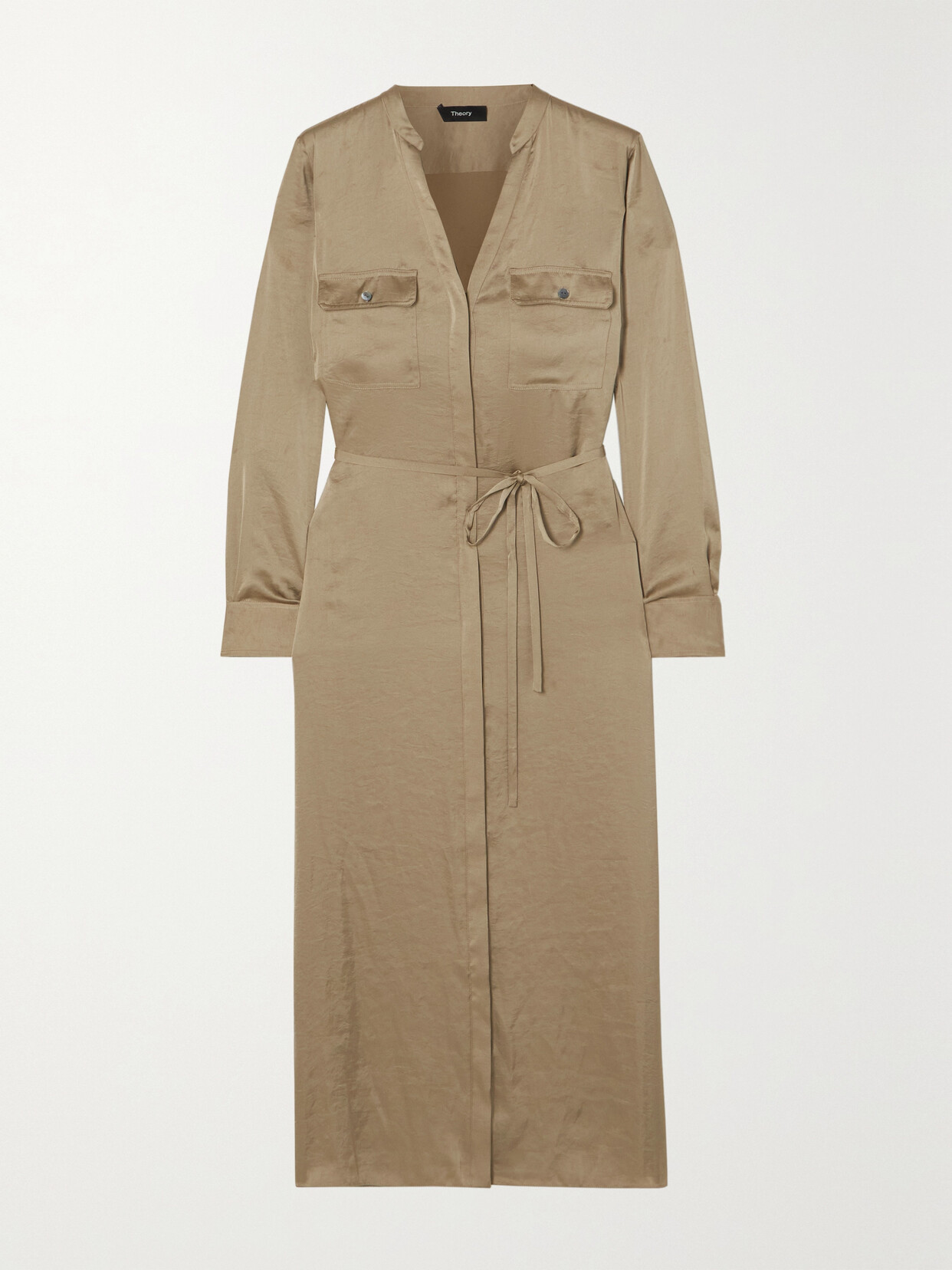 Theory belted shirt dress cheap