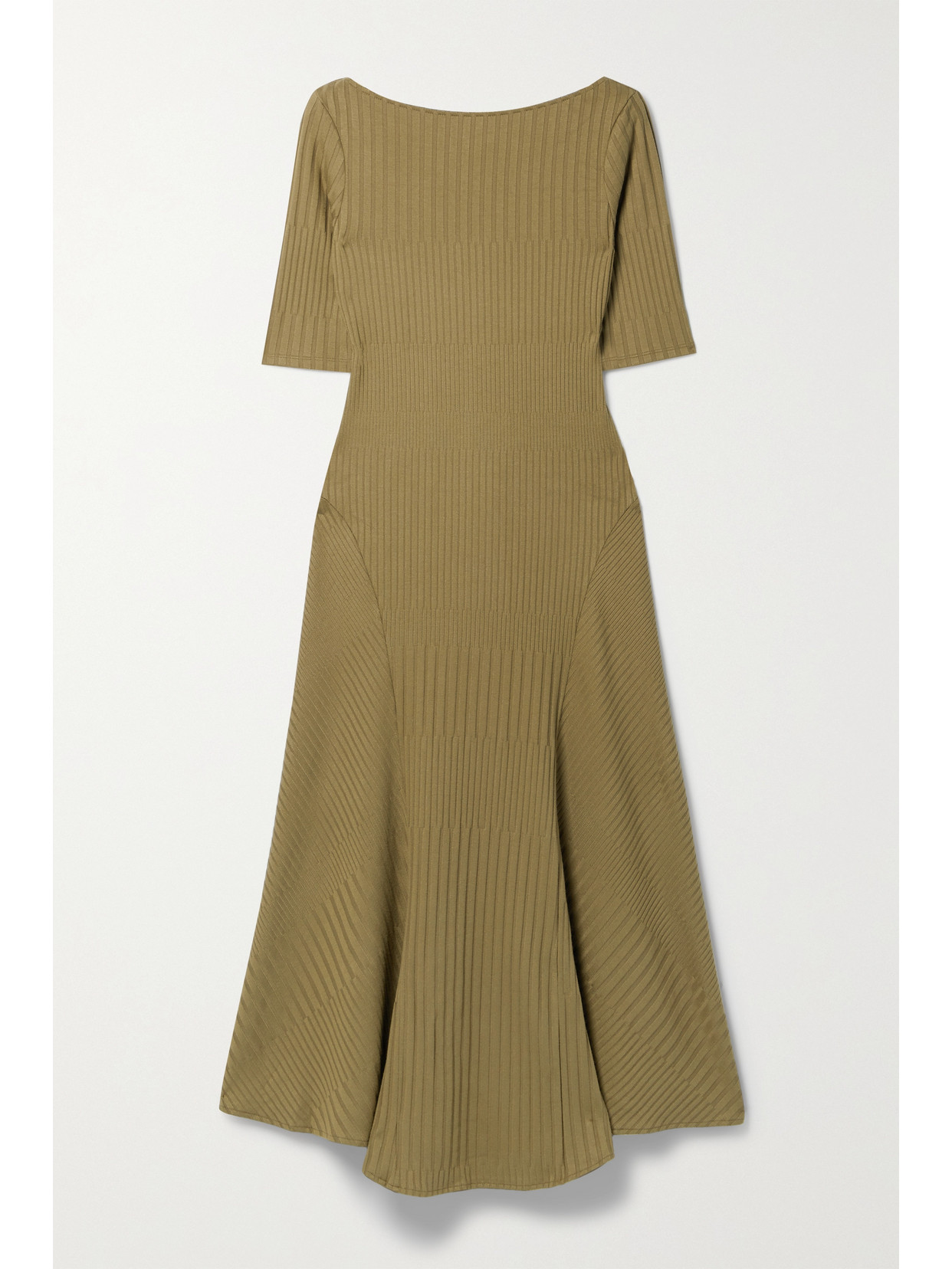 Theory Ribbed Dress Rib Flounce Dress By Theory Rent The Runway