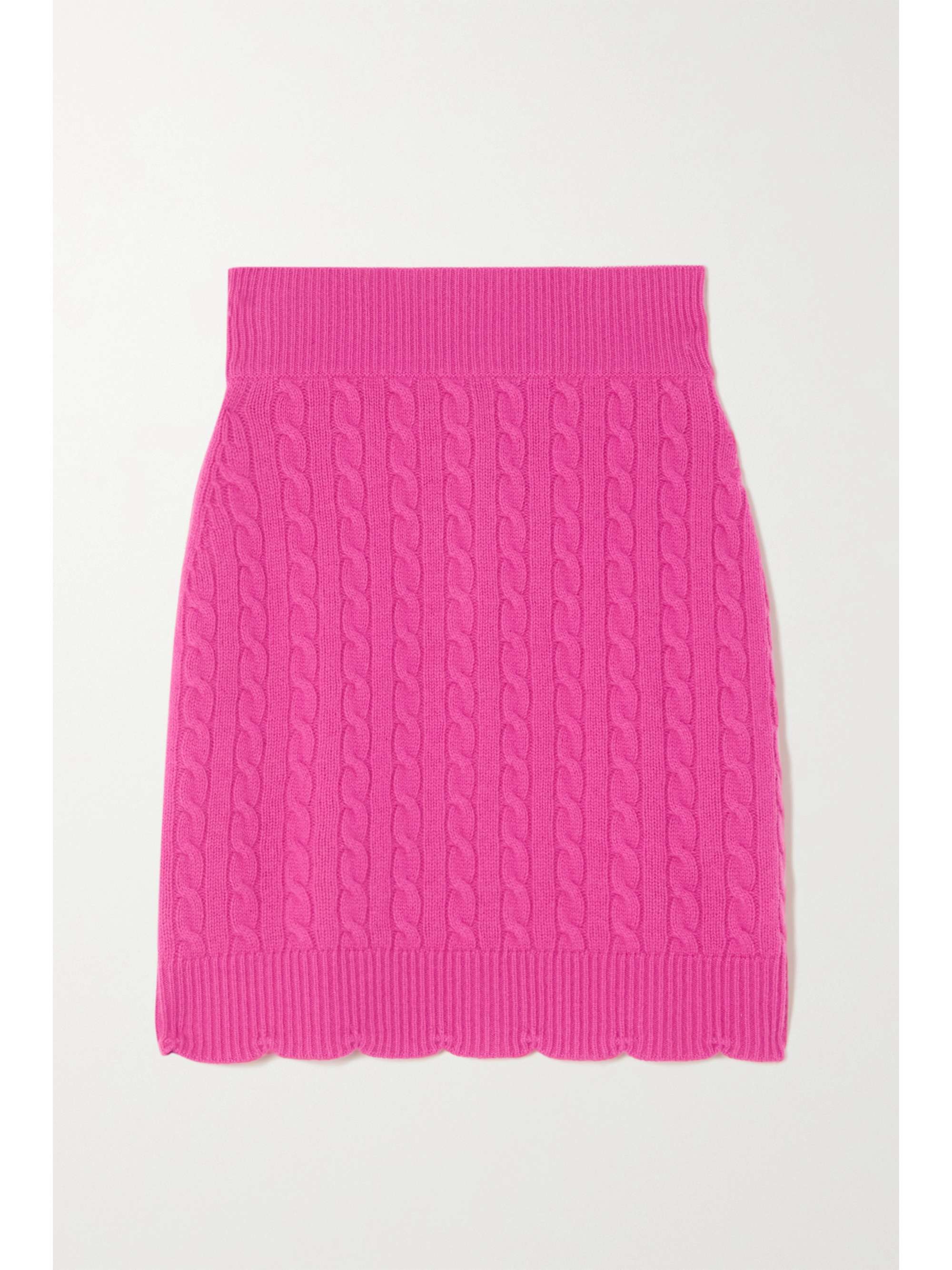 net-a-porter.com | Minirock aus Merinowolle in Zopfstrick