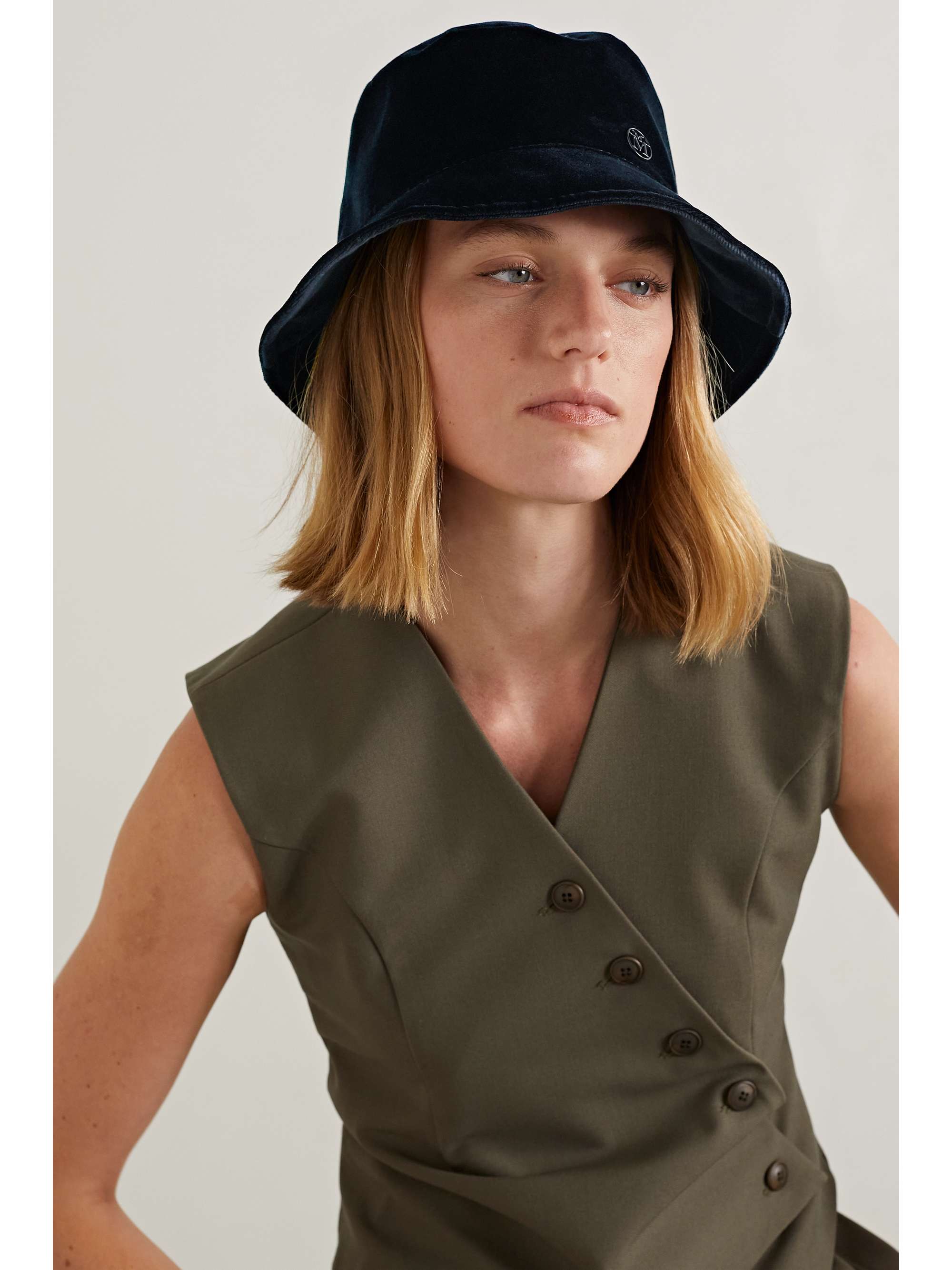 国産原料100% 21SS 美品 Maison Michel ジェイソン バケットハット