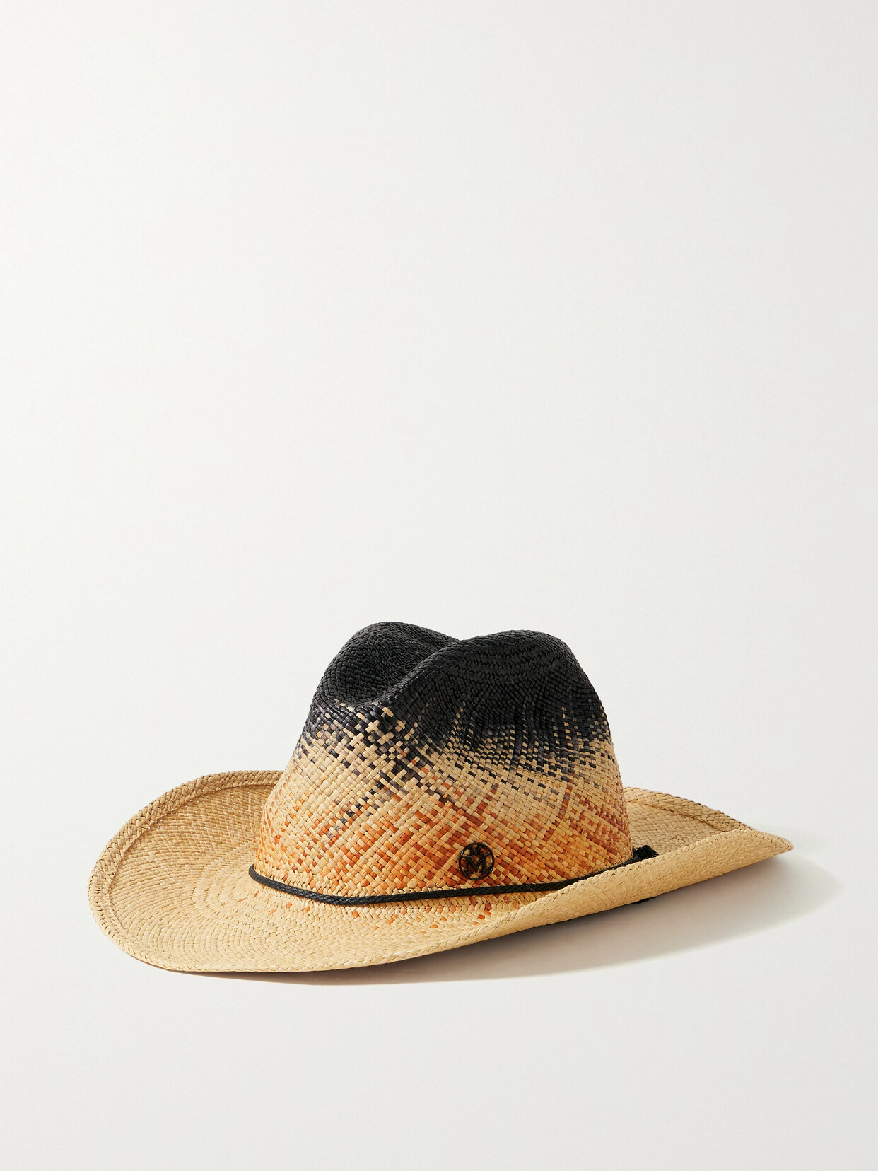 Maison Michel Austin Straw Hat In Neutrals