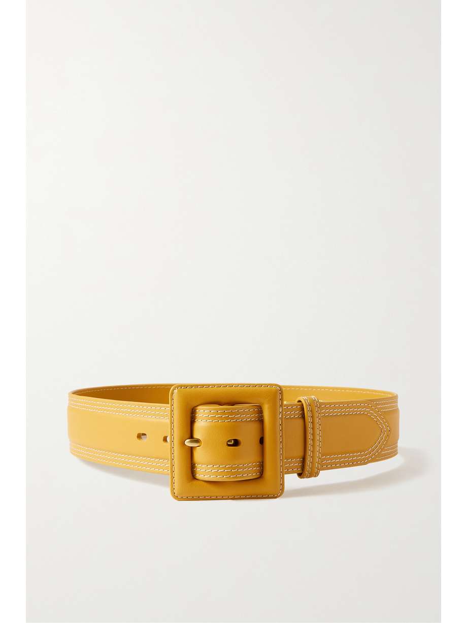 Leather Waist Belt Mustard