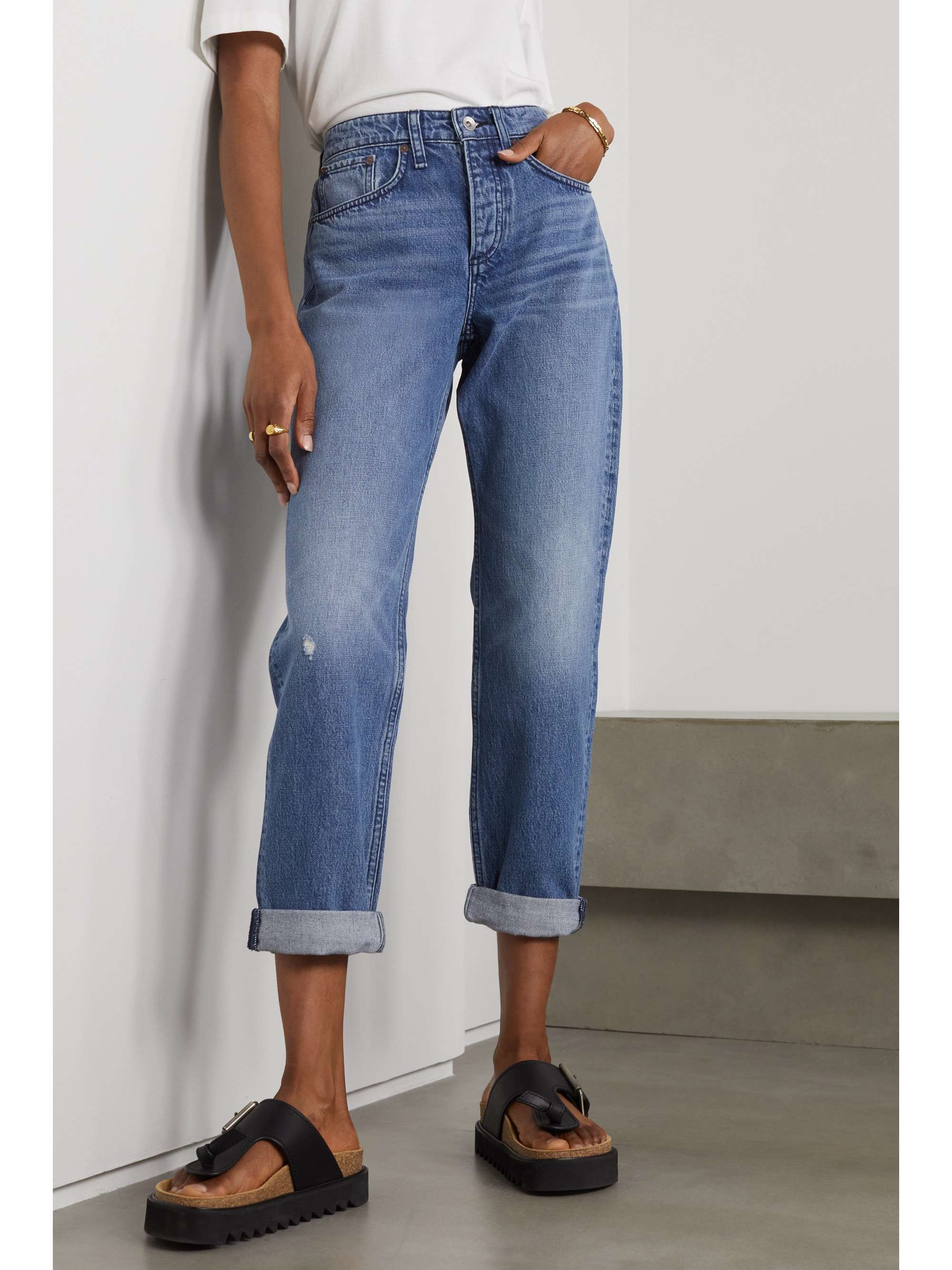 Blue Rosa high-rise boyfriend jeans 