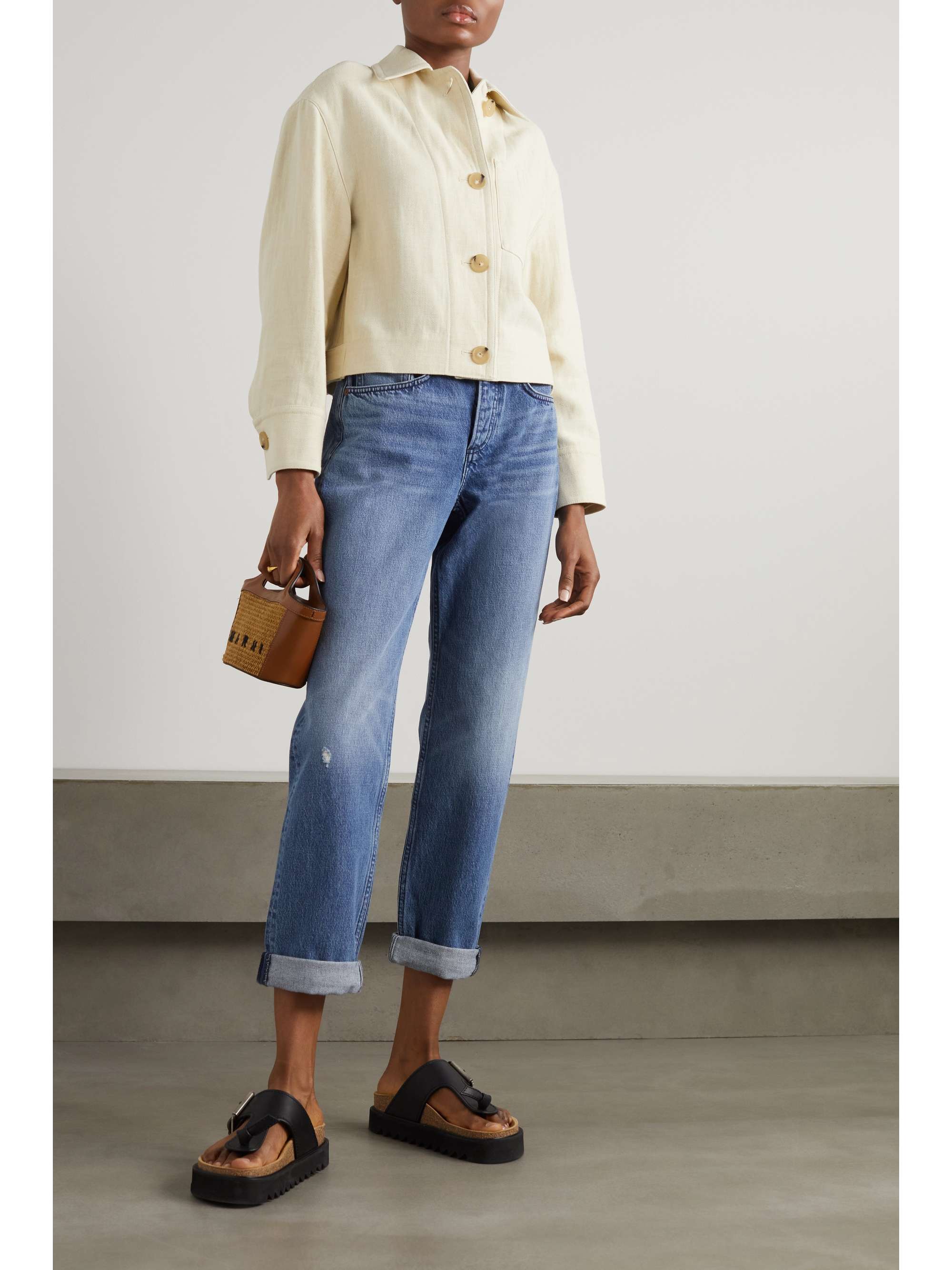 Blue Rosa high-rise boyfriend jeans 