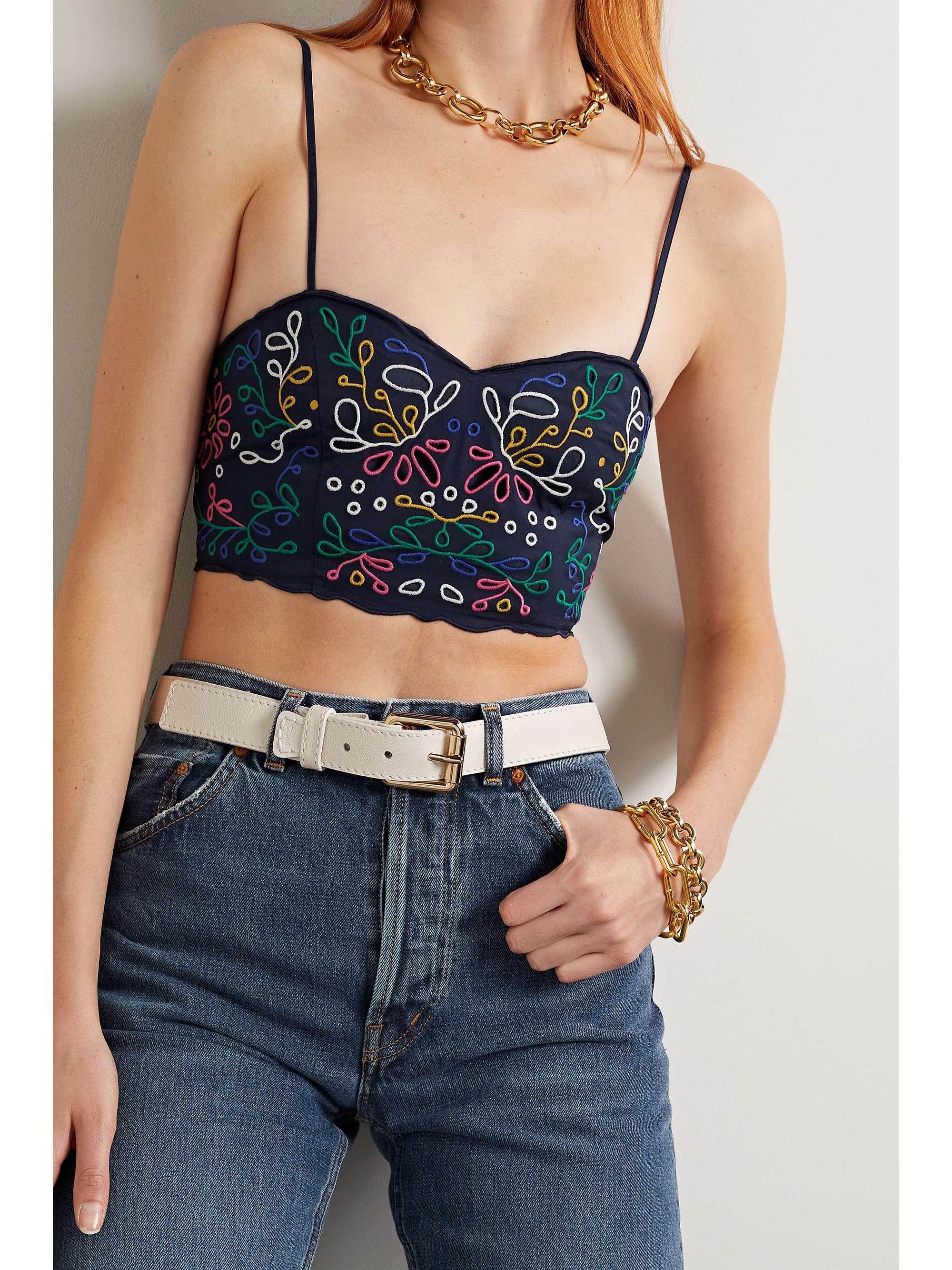 CHLOÉ Edith leather belt
