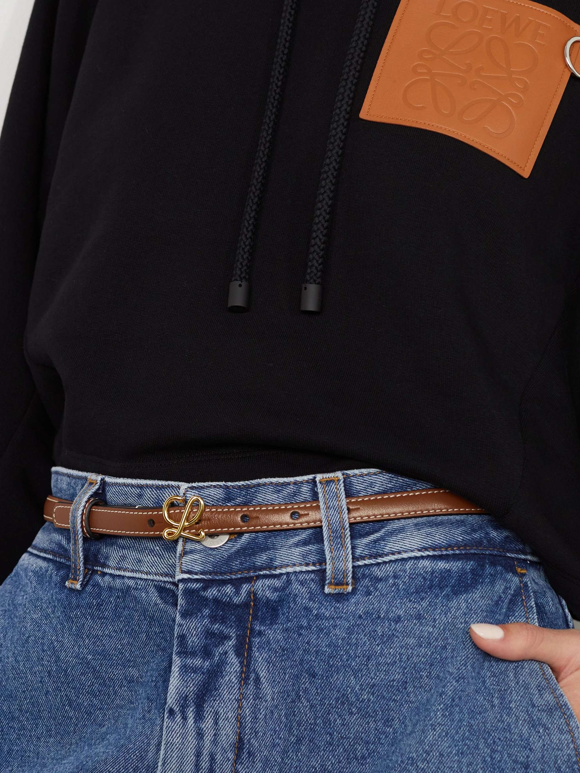LOEWE Leather waist belt