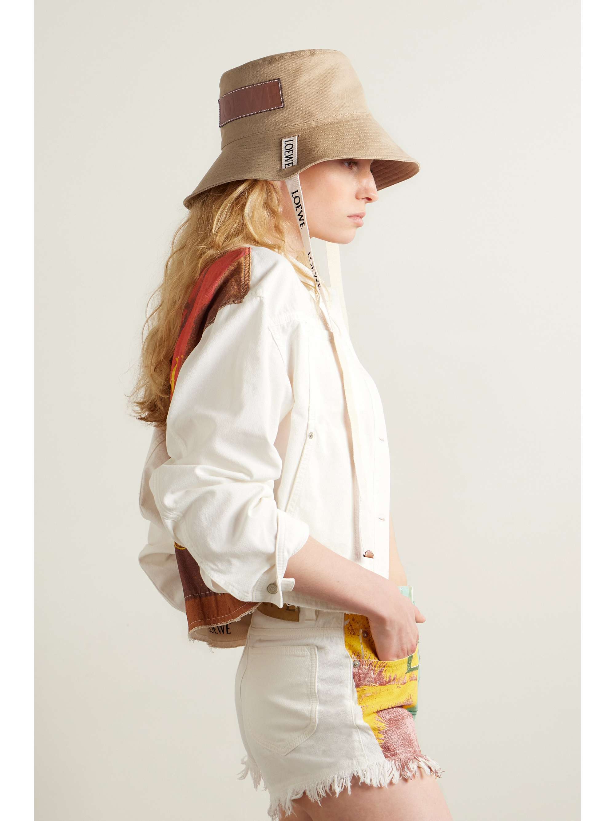 Loewe, Accessories, Loewe Bucket Hat With Logo Straps