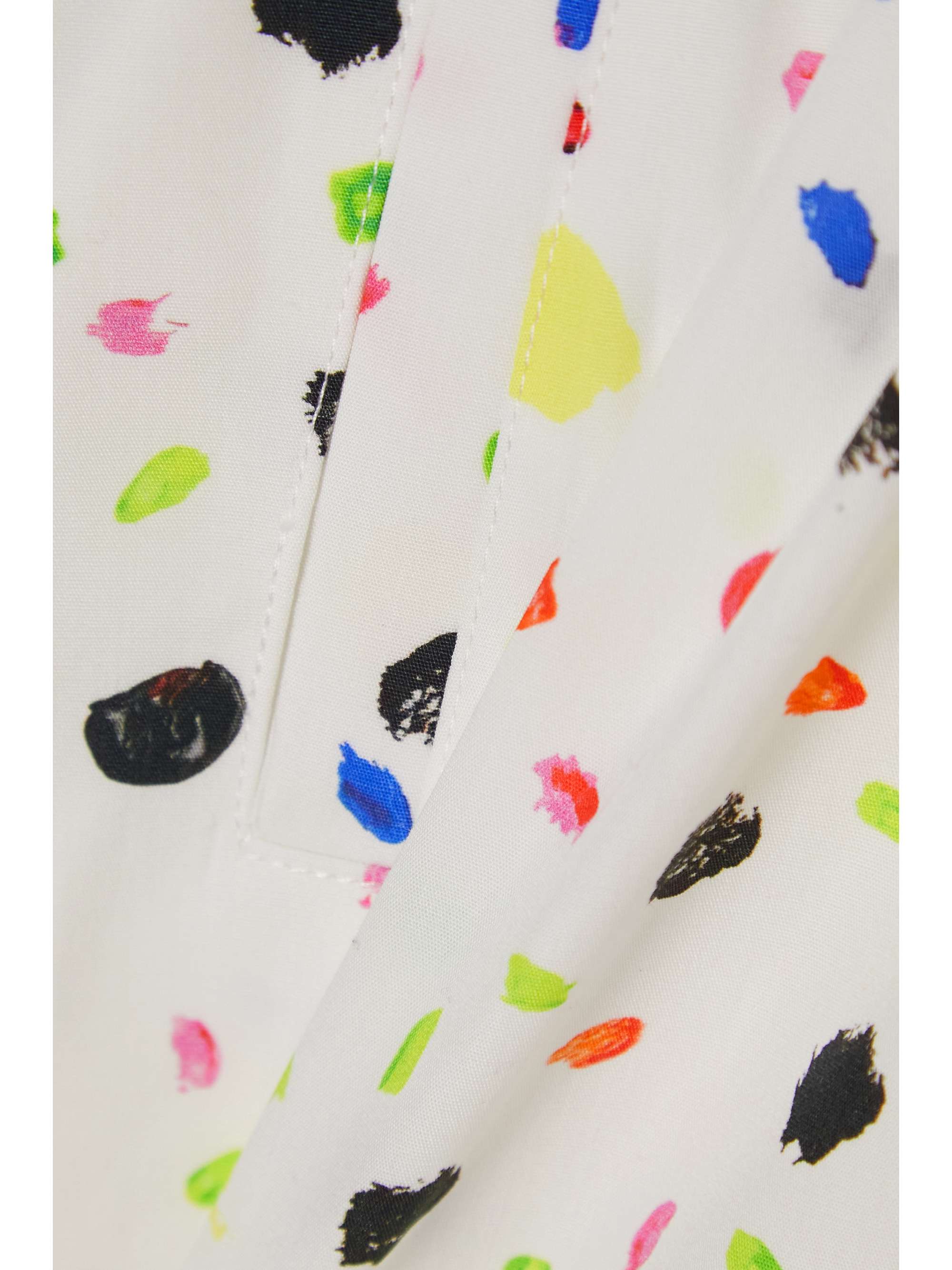 CHRISTOPHER KANE Printed cotton-poplin shorts