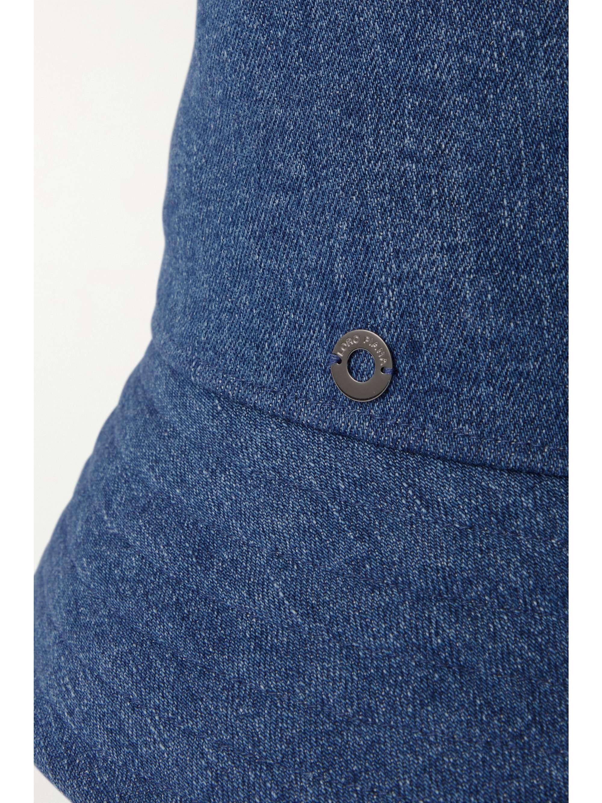 LORO PIANA Zita denim bucket hat