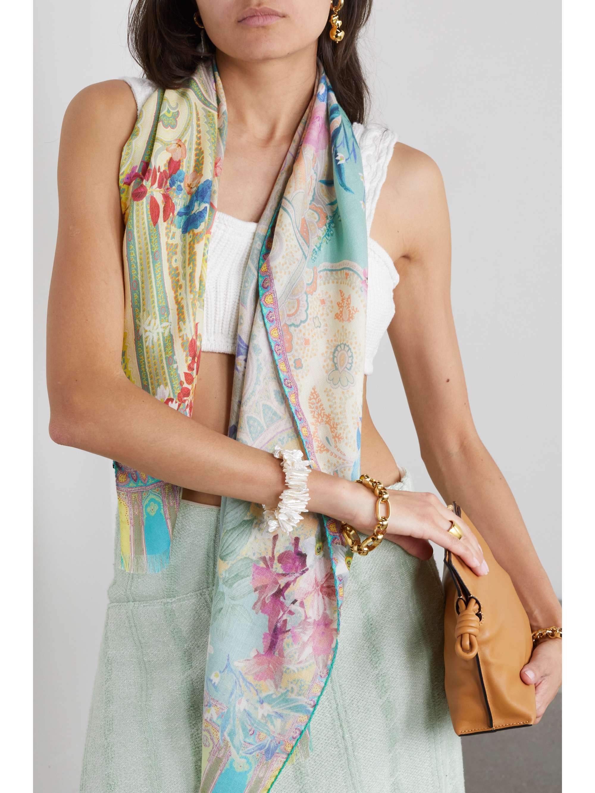silk-blend scarf | ETRO | NET-A-PORTER