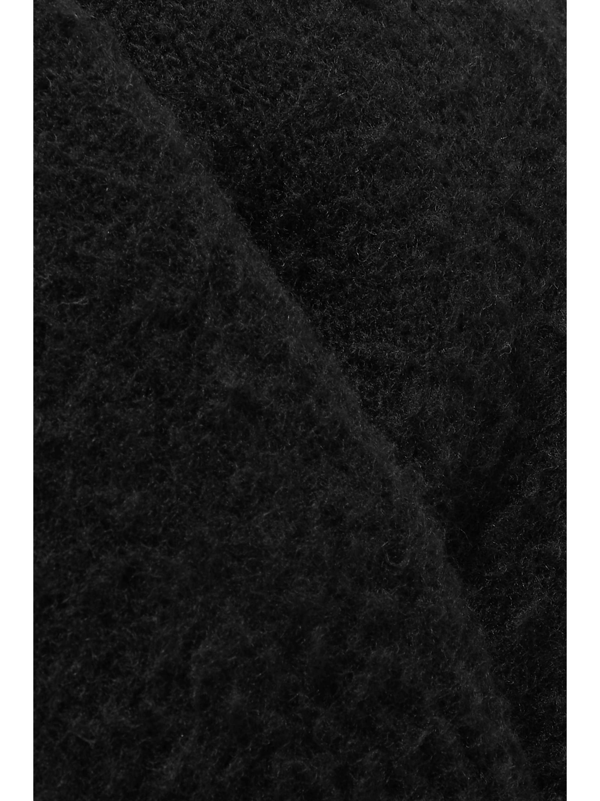 THE ROW Nidhi brushed wool and cashmere-blend beanie