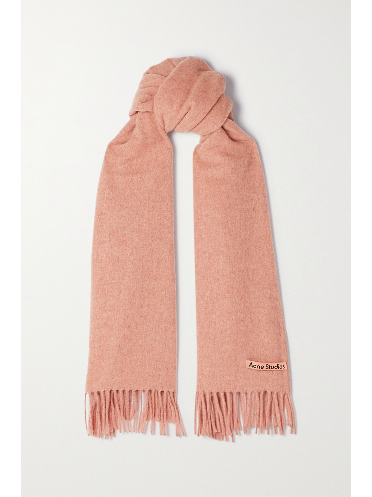 ACNE STUDIOS FRINGED WOOL SCARF