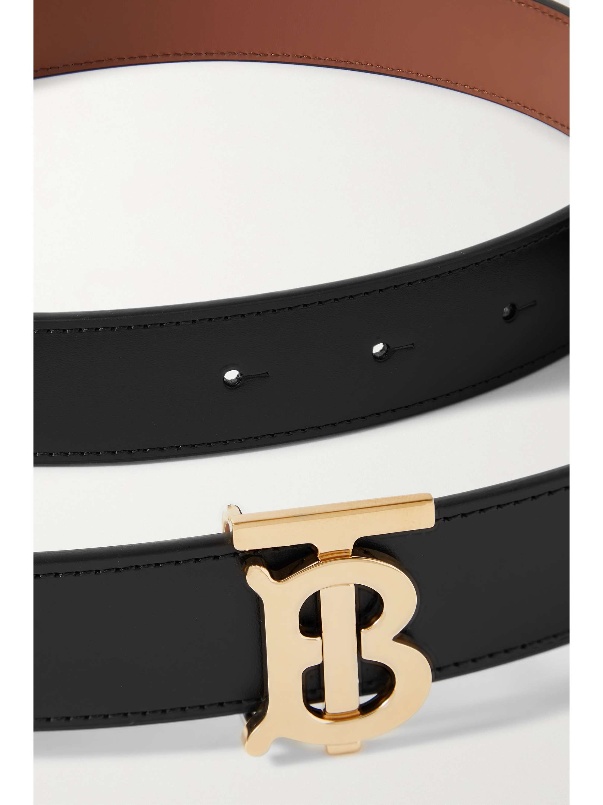 BURBERRY Reversible leather belt