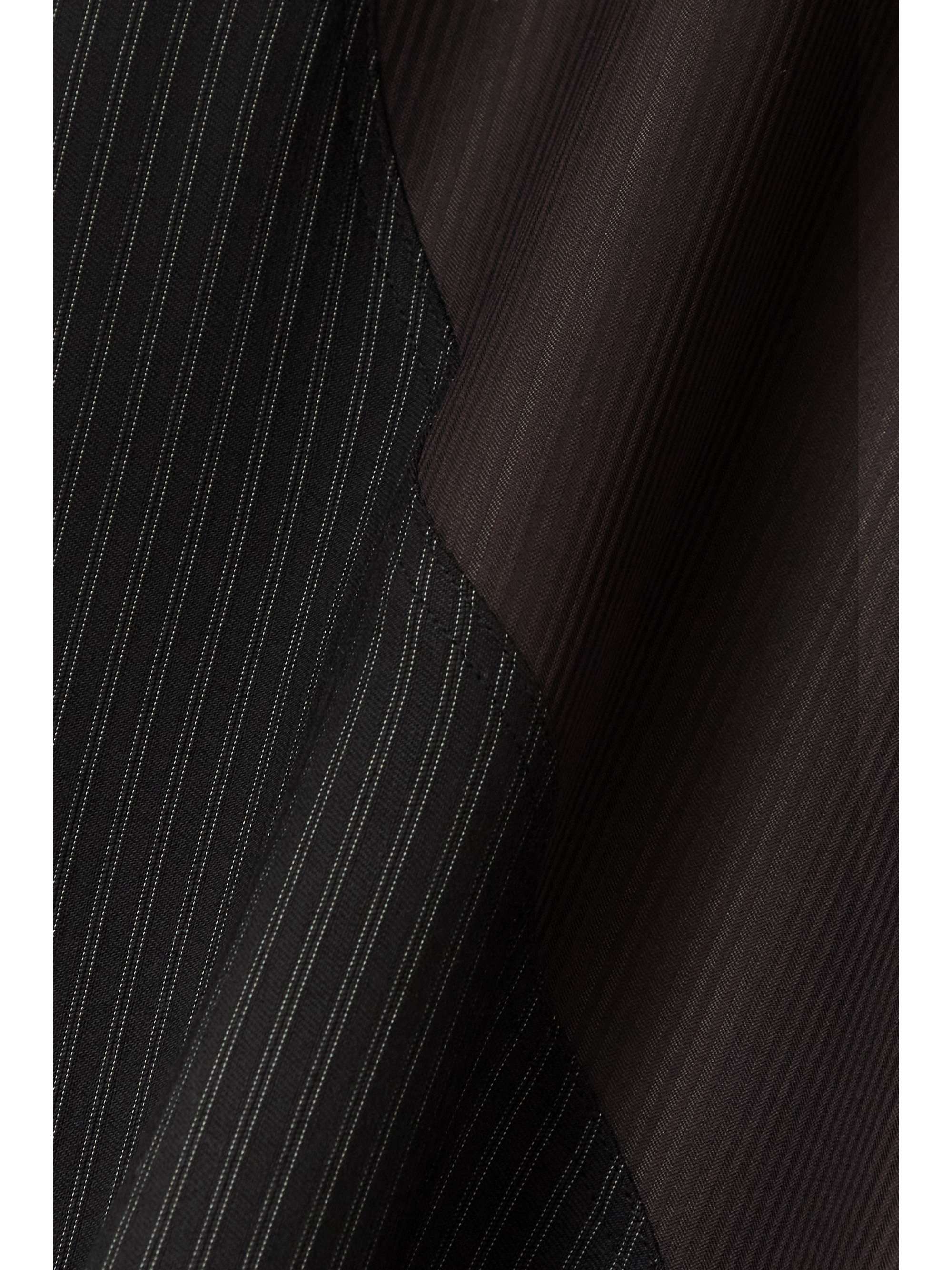 AHLUWALIA Femi Wave pinstriped wool-blend mini dress