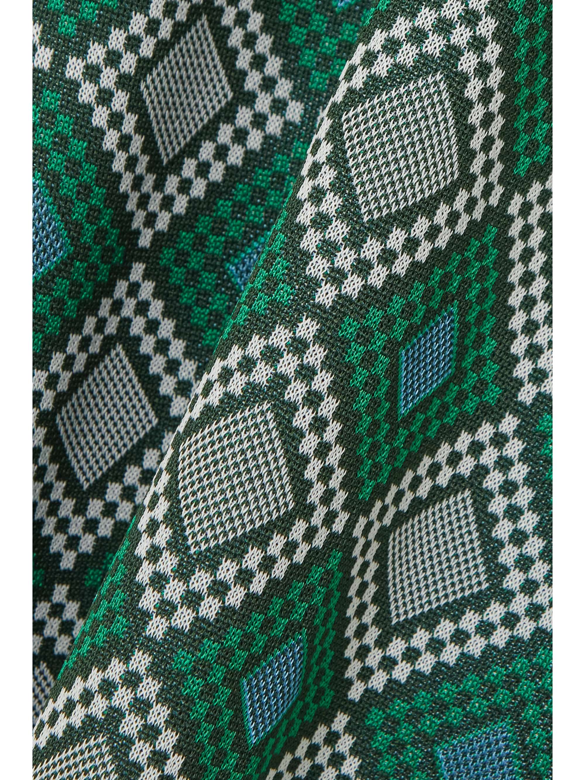 AHLUWALIA Ojewale jacquard-knit midi dress