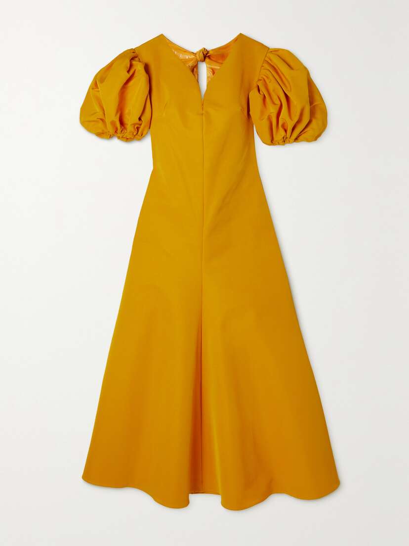 Rosie Assoulin Wind In Your Sails Cotton-blend Faille Midi Dress