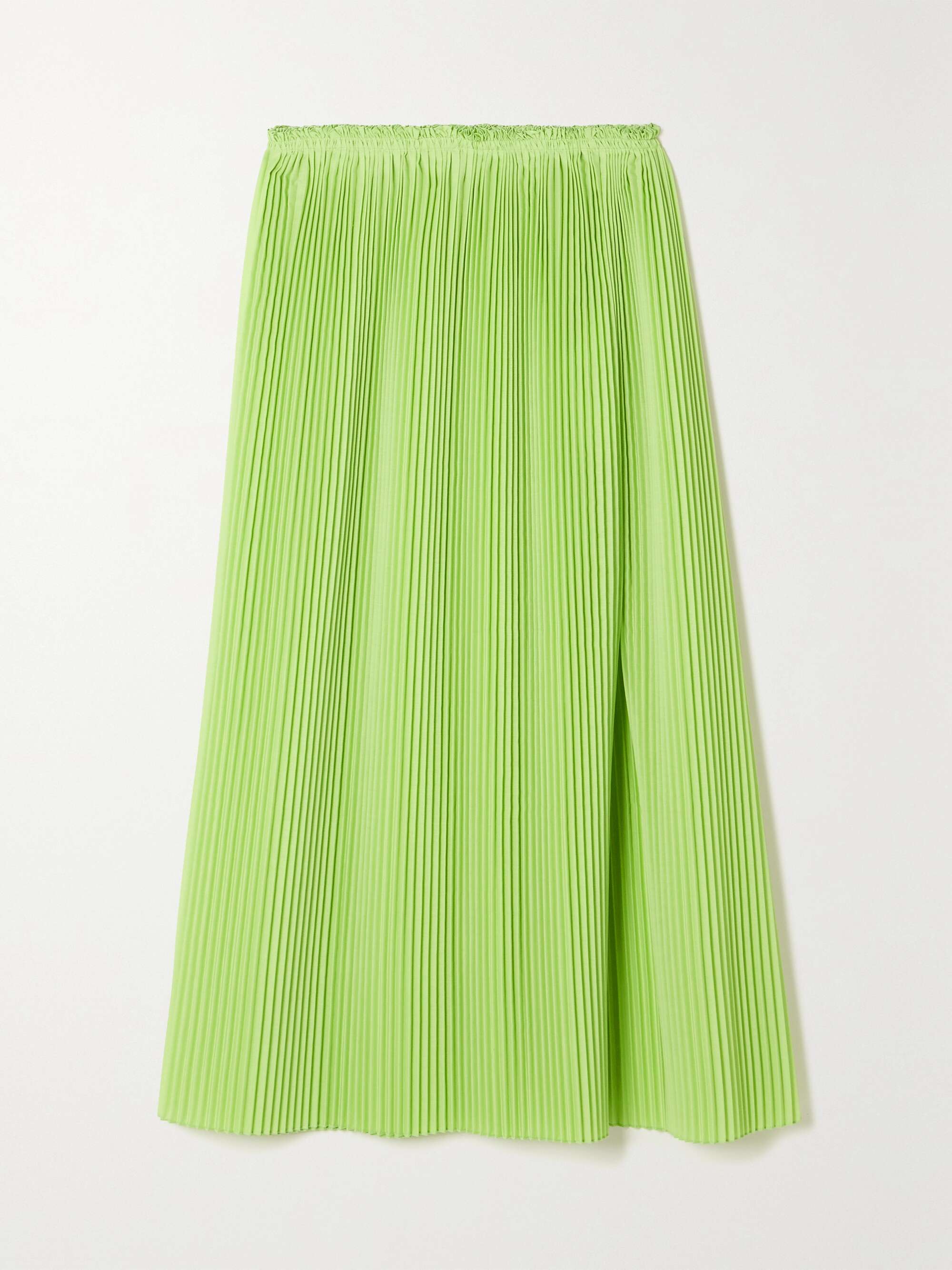 ROSIE ASSOULIN Pleated crepe midi skirt | NET-A-PORTER