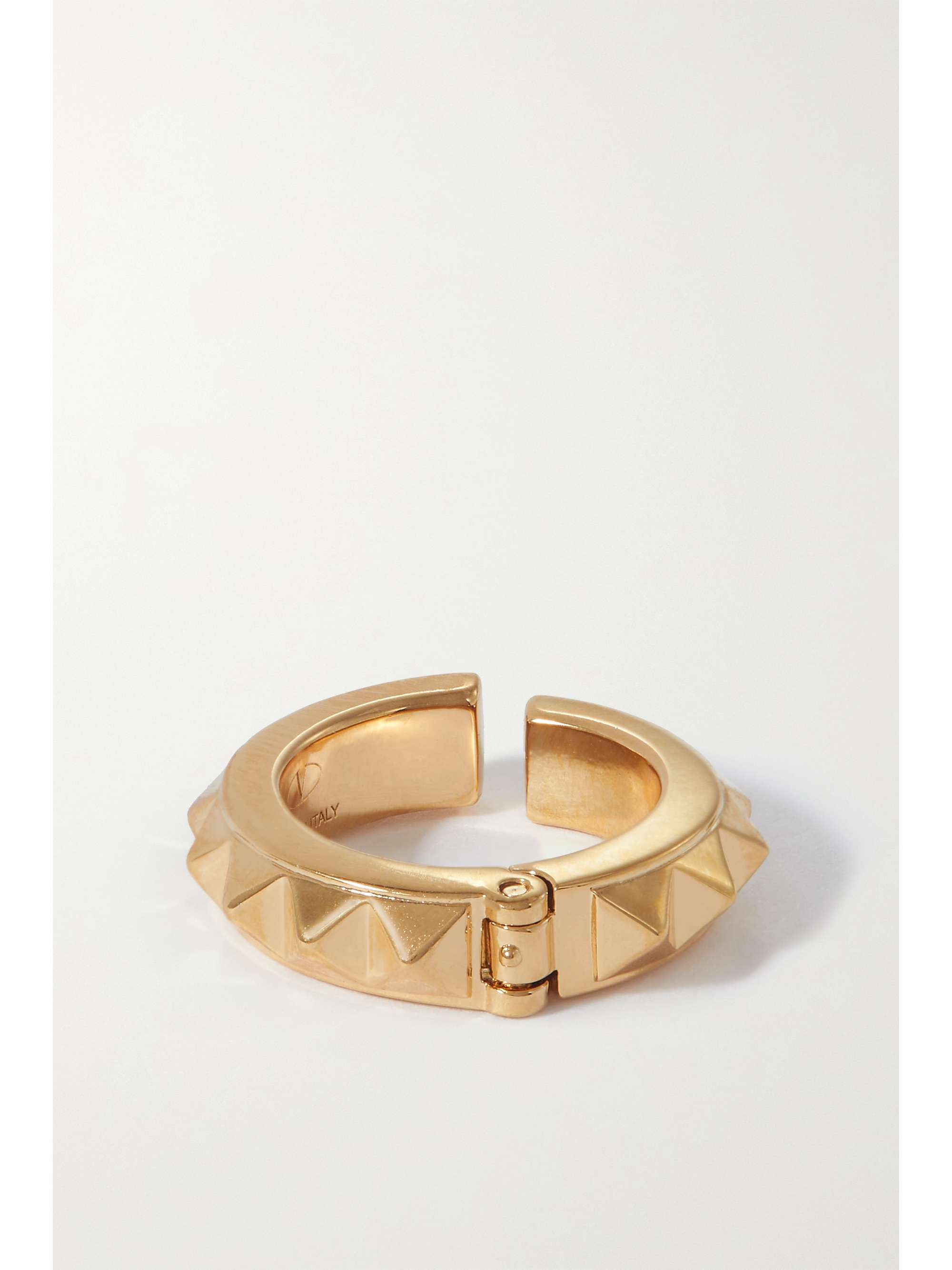 VALENTINO GARAVANI Rockstud goldtone ear cuff NETAPORTER