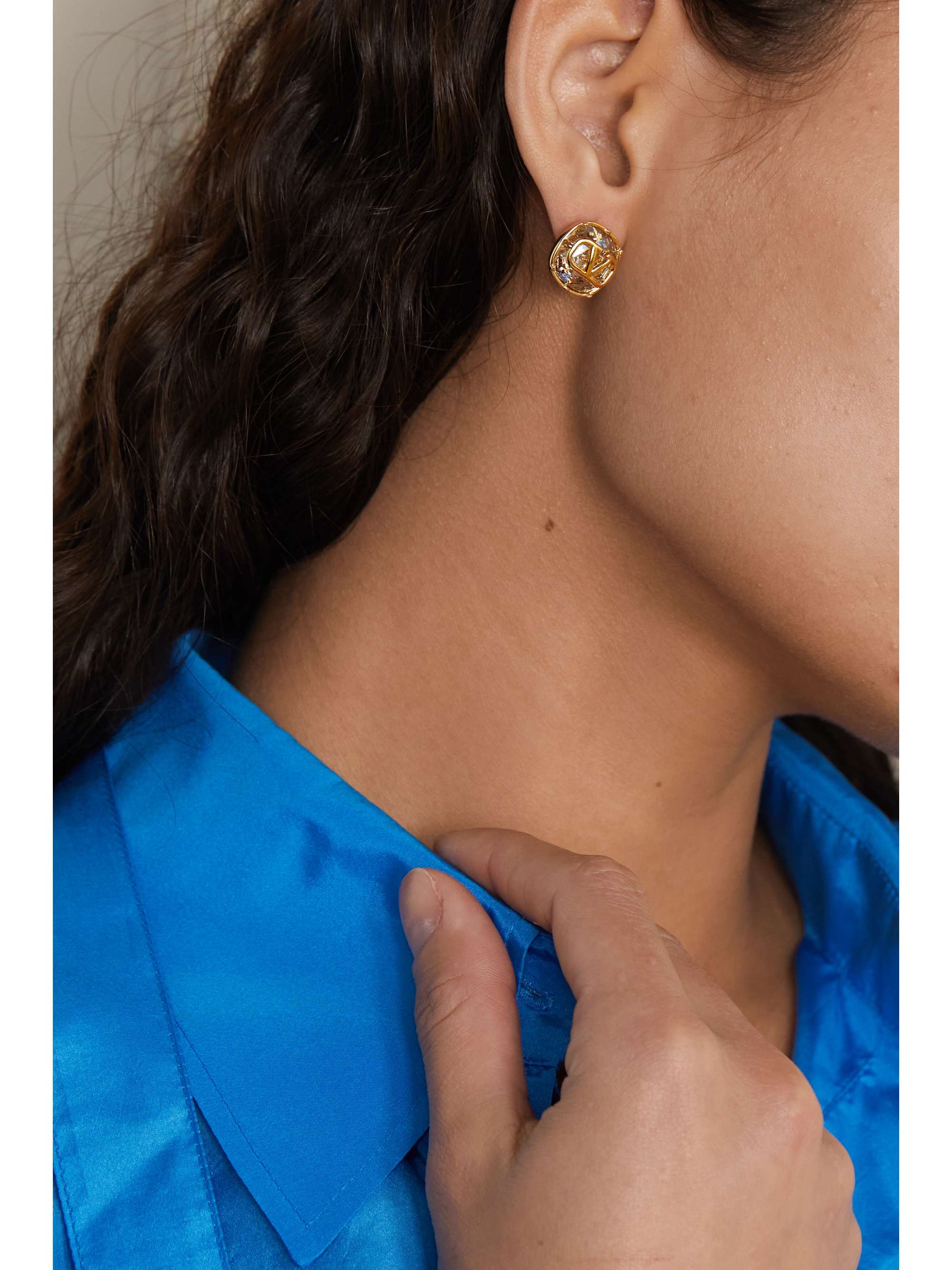 Gold Valentino Garavani VLogo gold-tone 