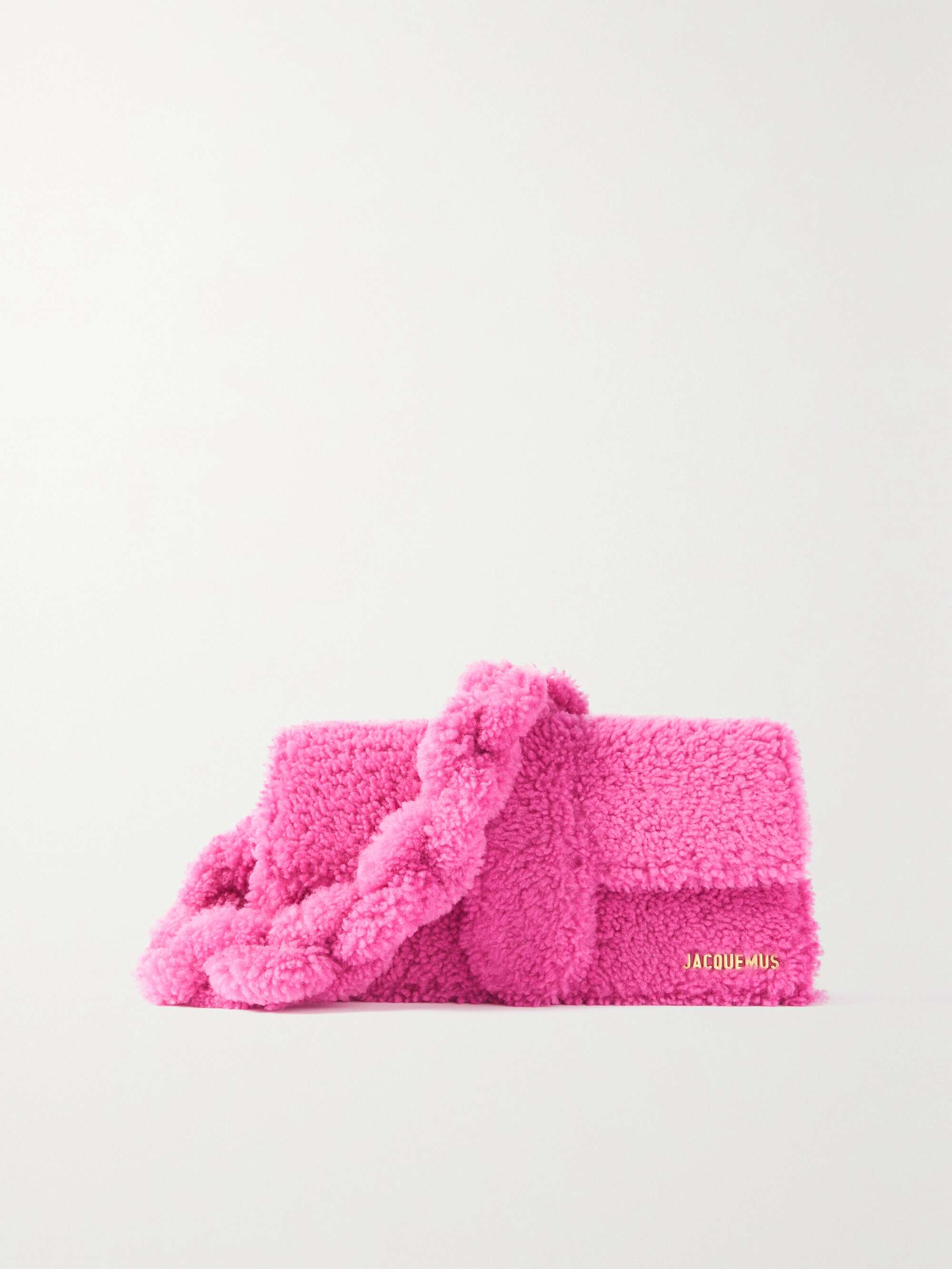 Le Bambidou shearling shoulder bag