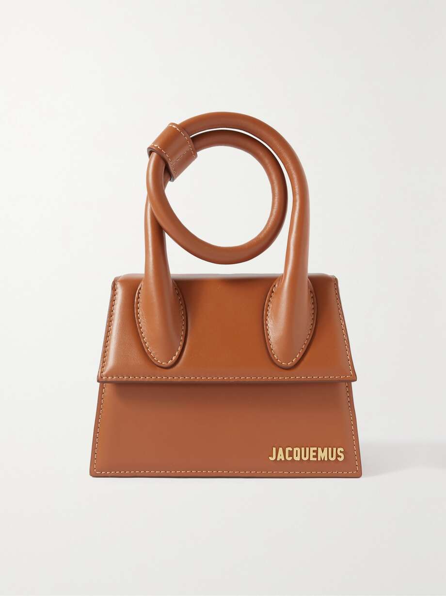 net-a-porter.com | Le Chiquito Noeud leather shoulder bag