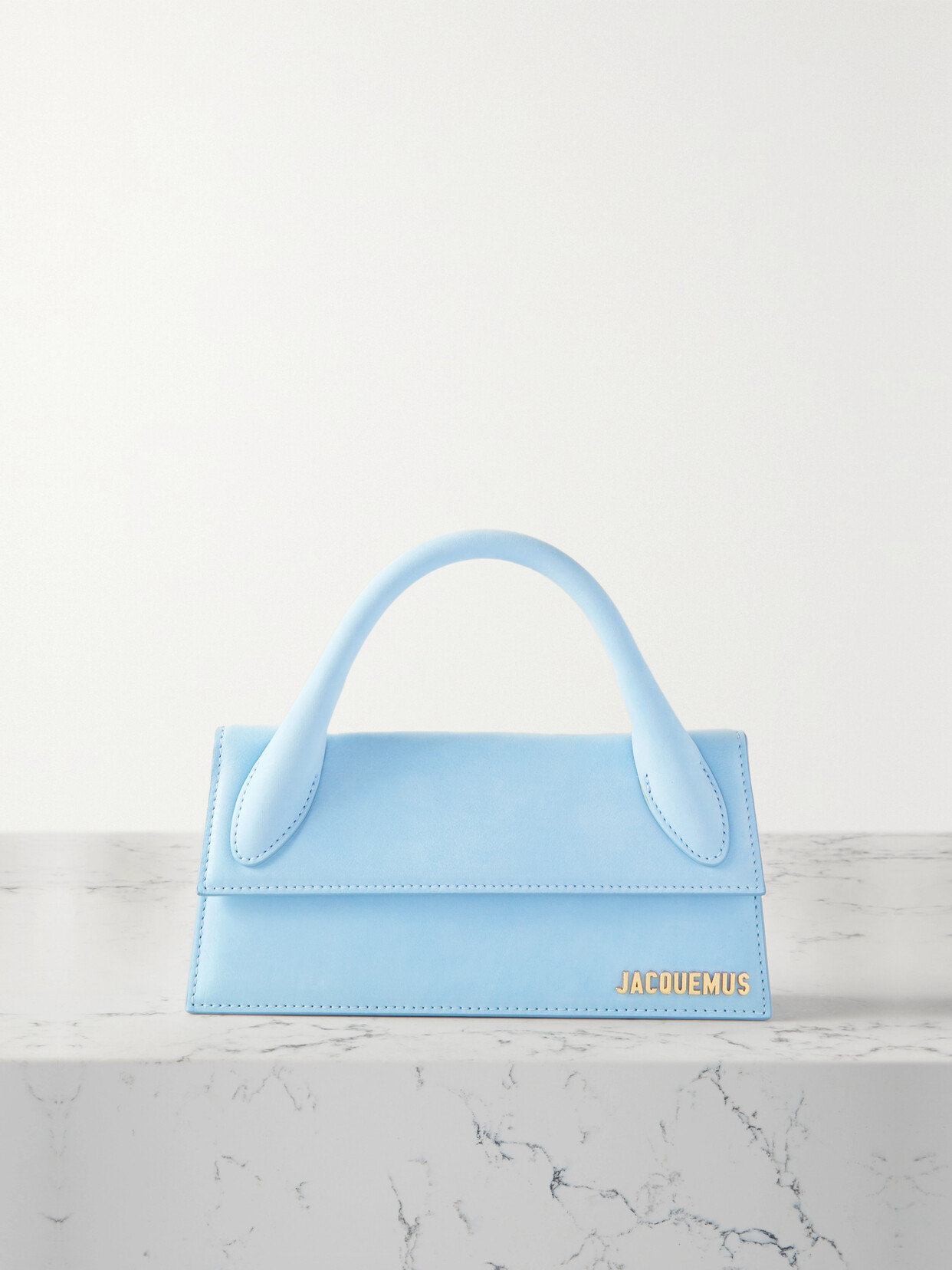 Jacquemus - Le Chiquito Long Leather Tote - Blue