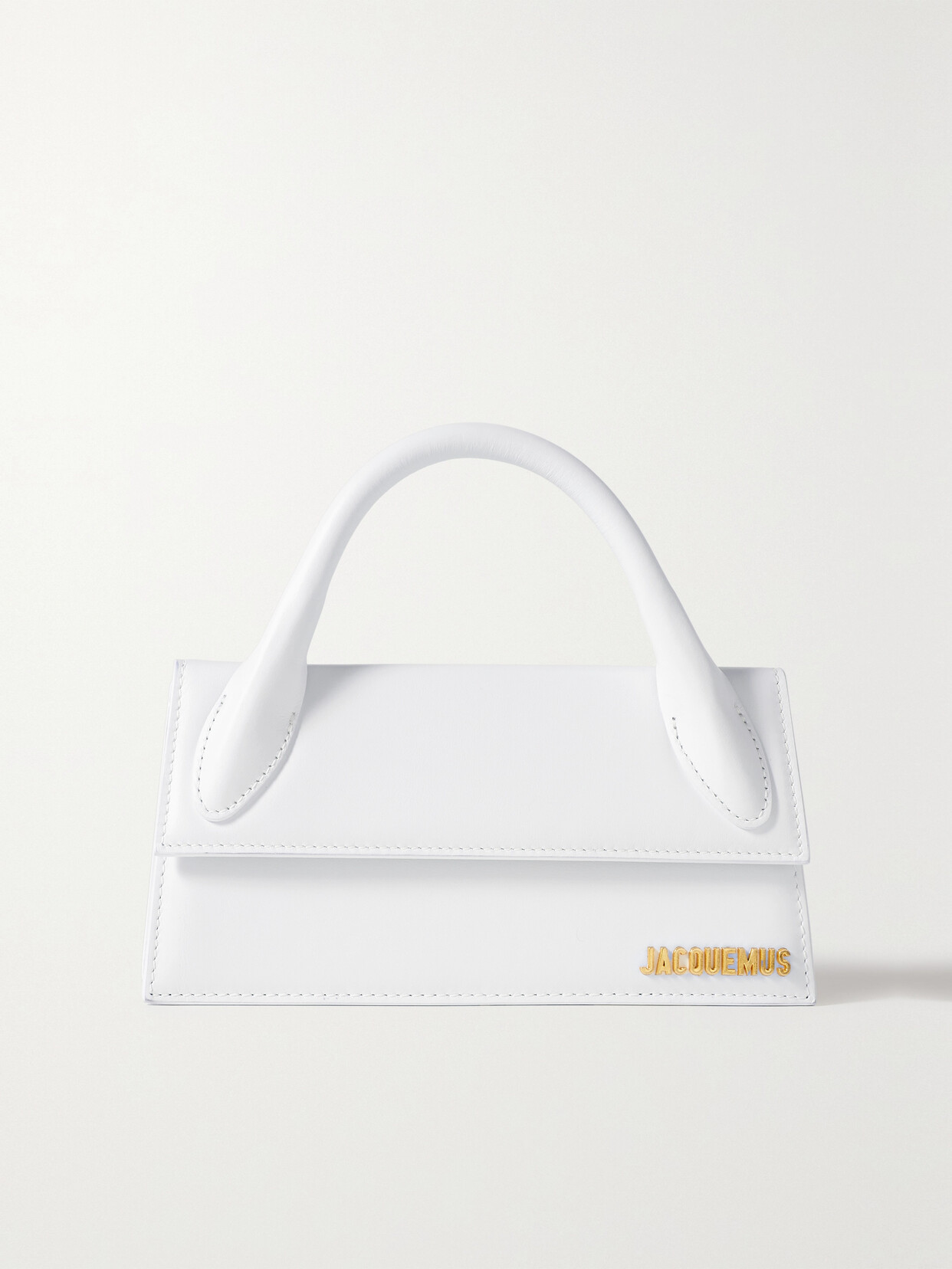 Jacquemus - Le Chiquito Long Leather Tote - White