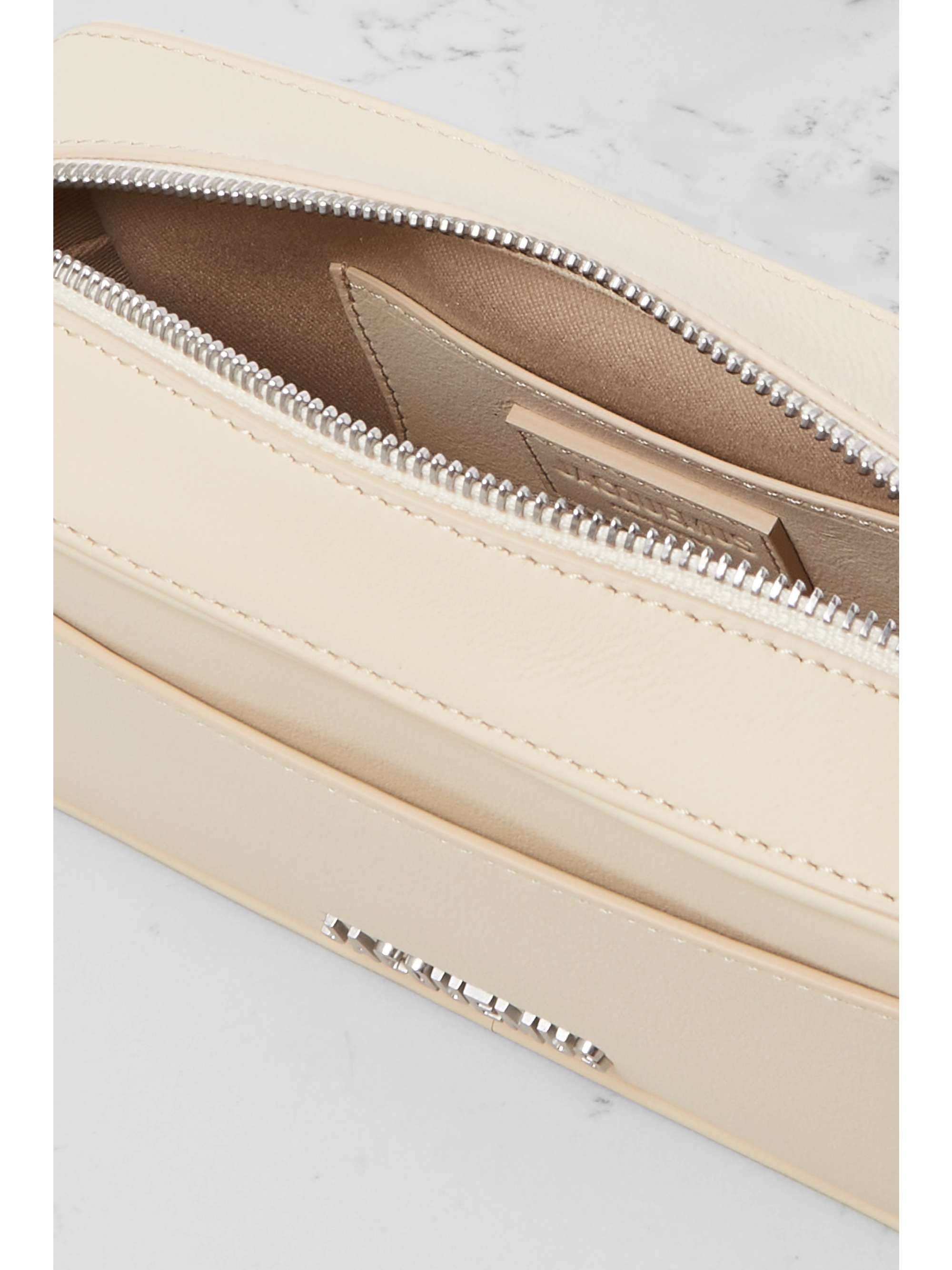 JACQUEMUS Le leather shoulder bag NETAPORTER