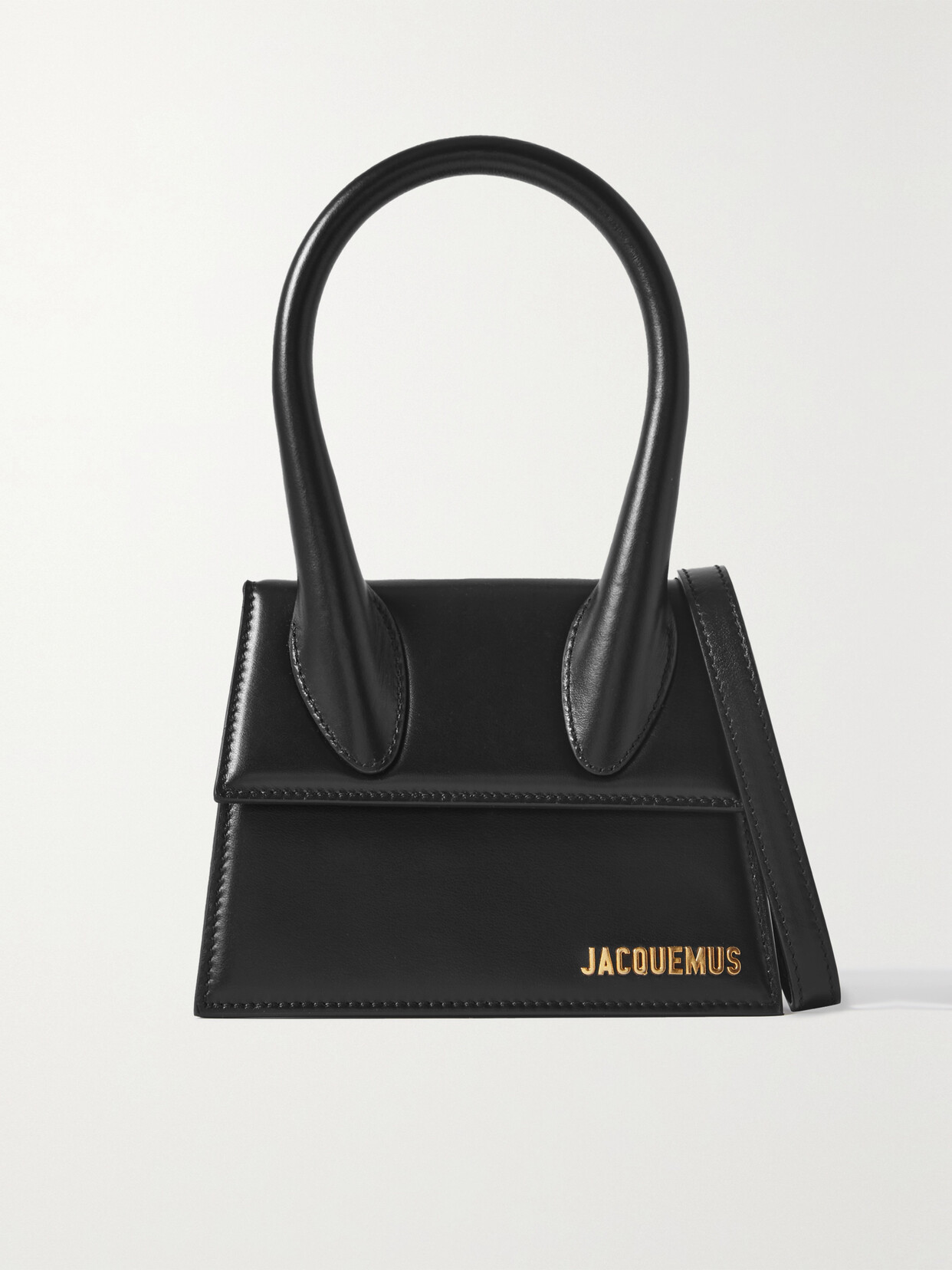 Jacquemus Le Chiquito Moyen Mini Leather Tote In Black | ModeSens