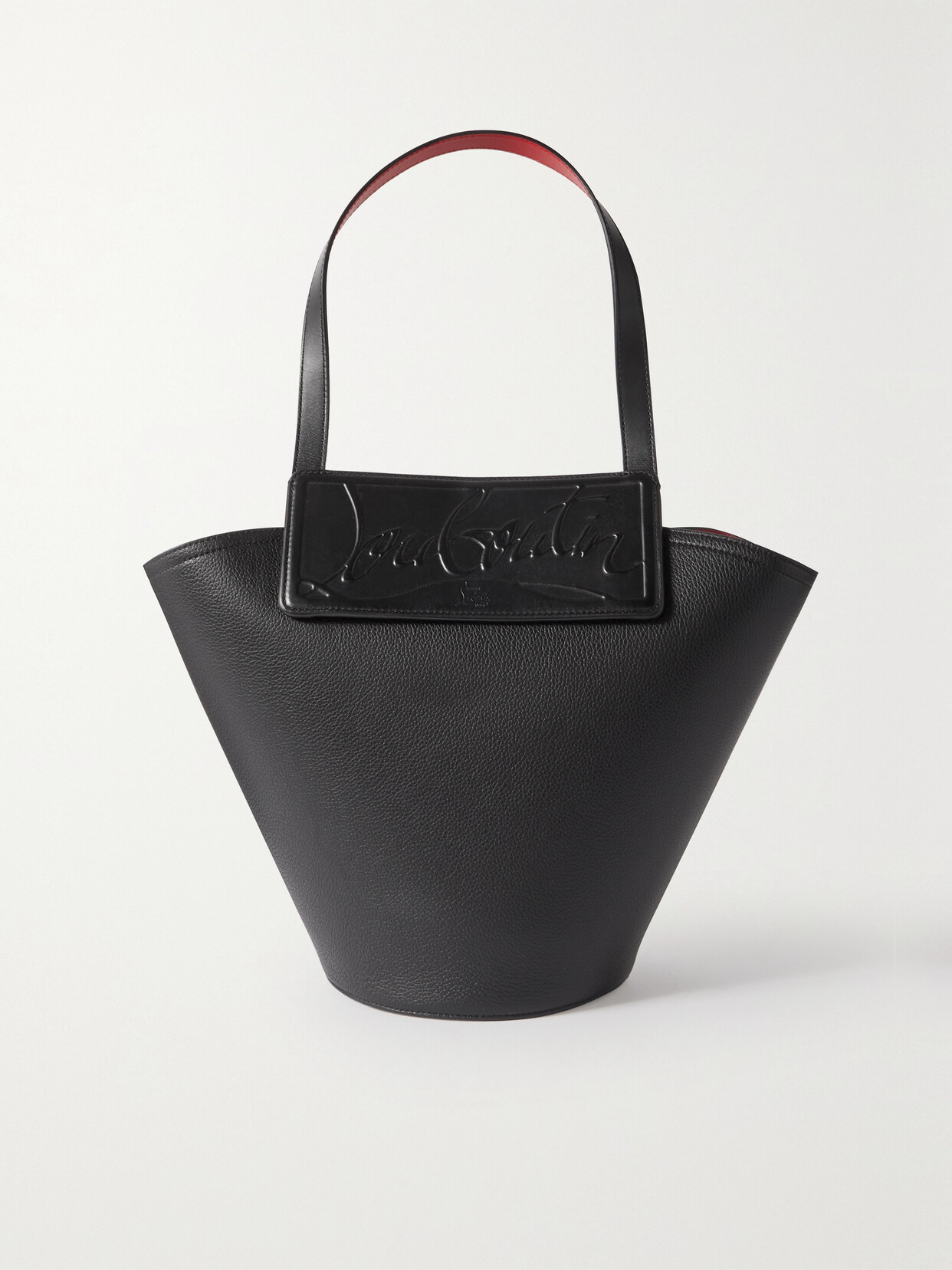 Christian Louboutin Loubishore Leather Tote In Black