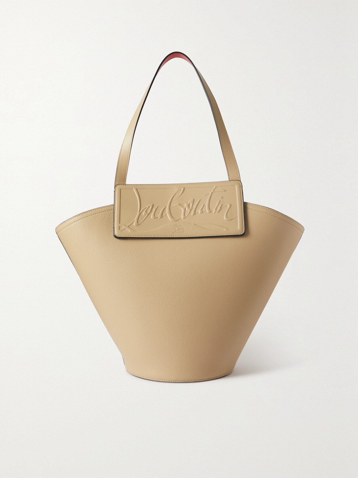 Christian Louboutin Loubishore Leather Tote In Neutrals