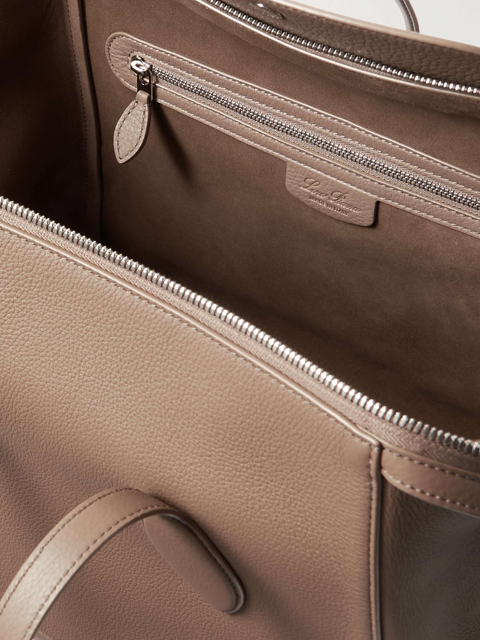 LORO PIANA Sesia Happy Day large textured-leather tote