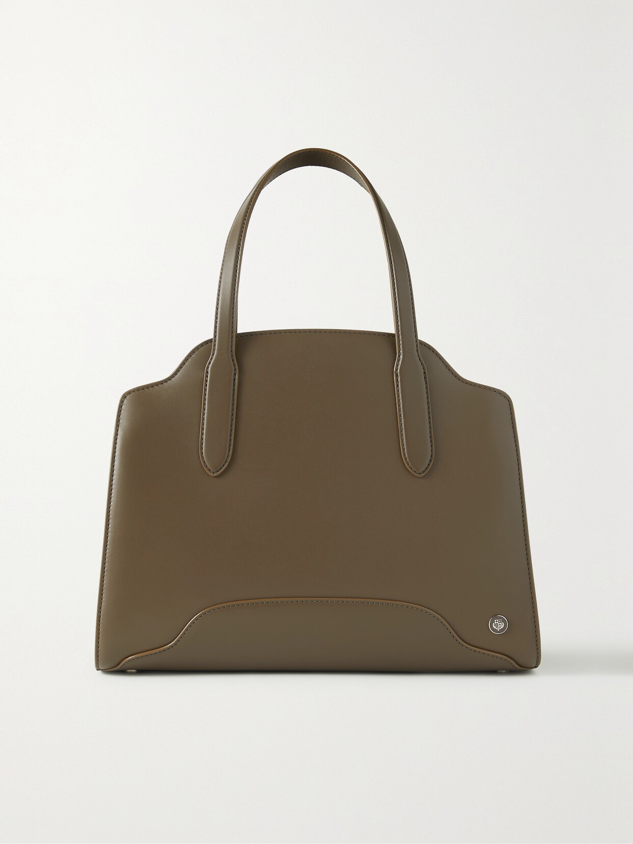 Loro Piana Sesia Medium Leather Tote In Brown