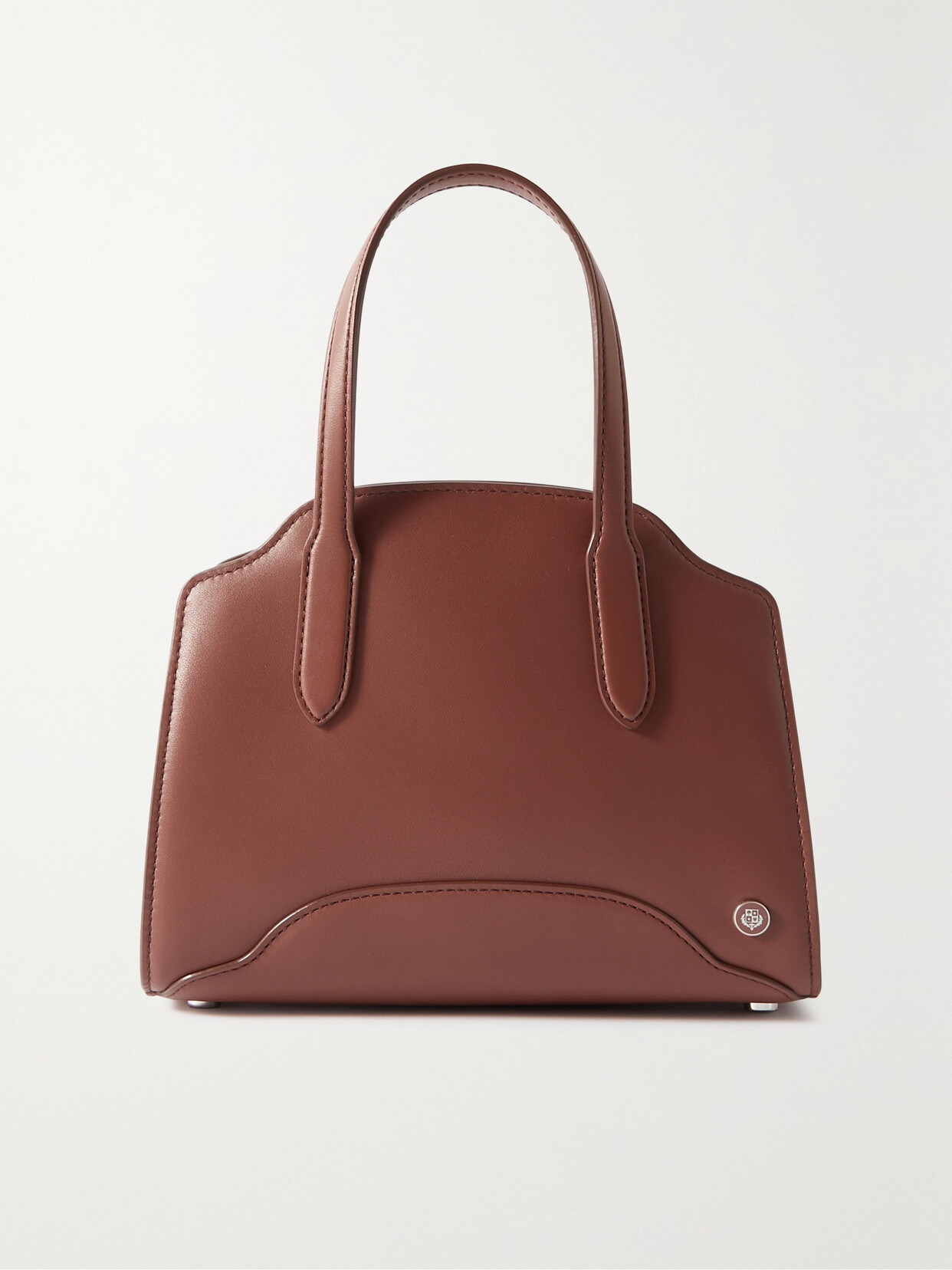 Loro Piana Sesia Micro Leather Tote In Red