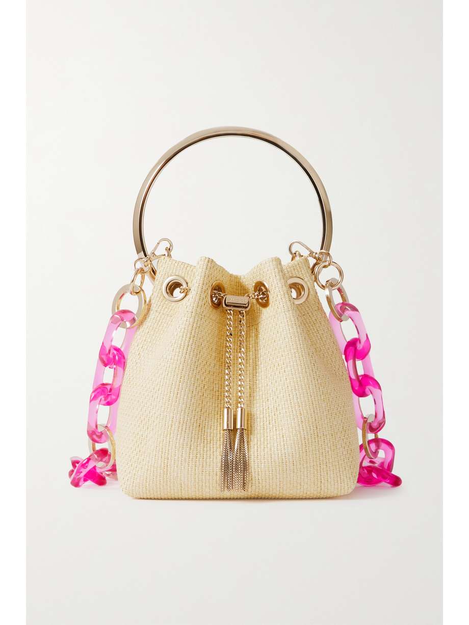 Raffia Bucket Bag