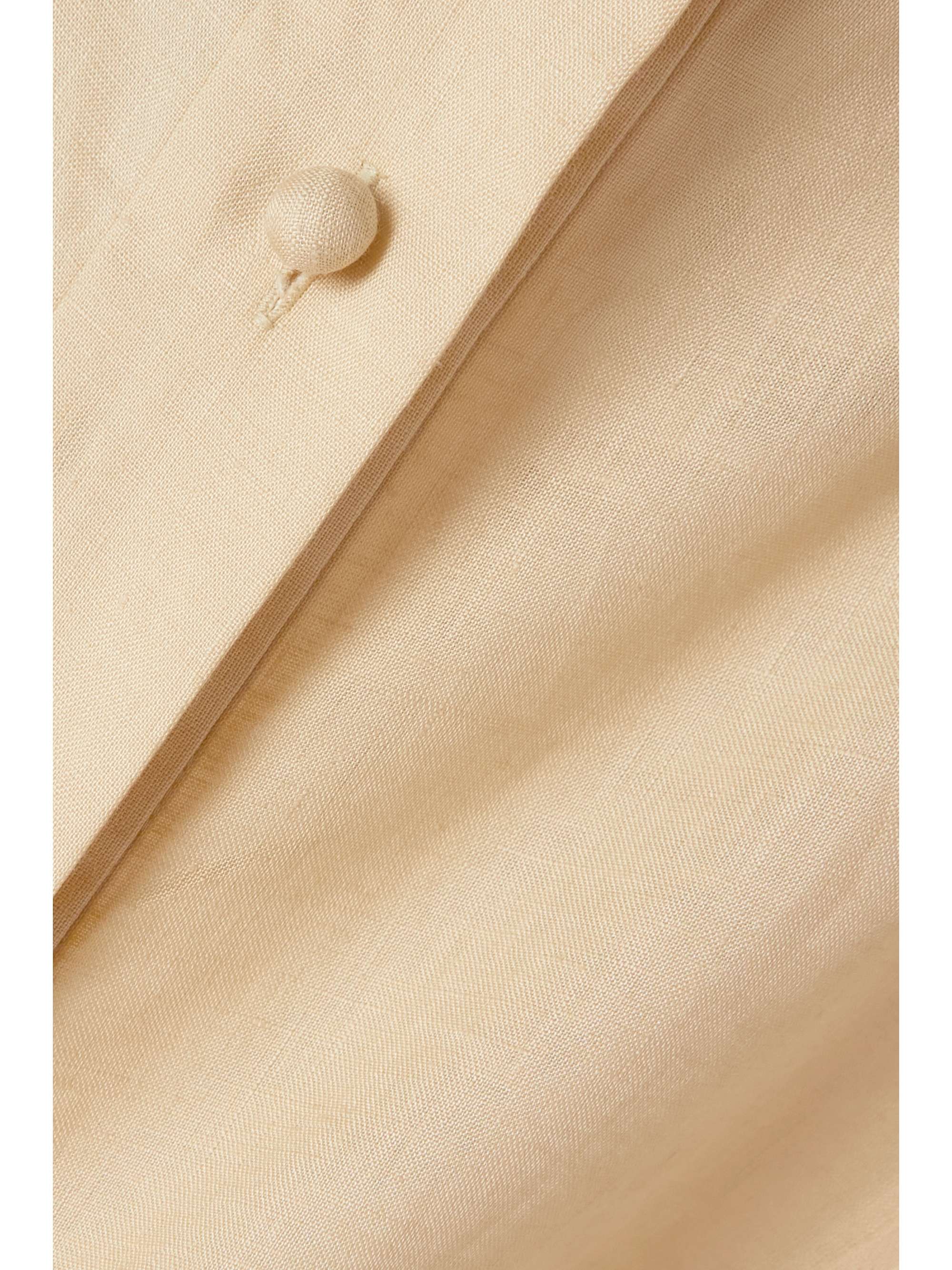 CHLOÉ Off-the-shoulder linen blouse