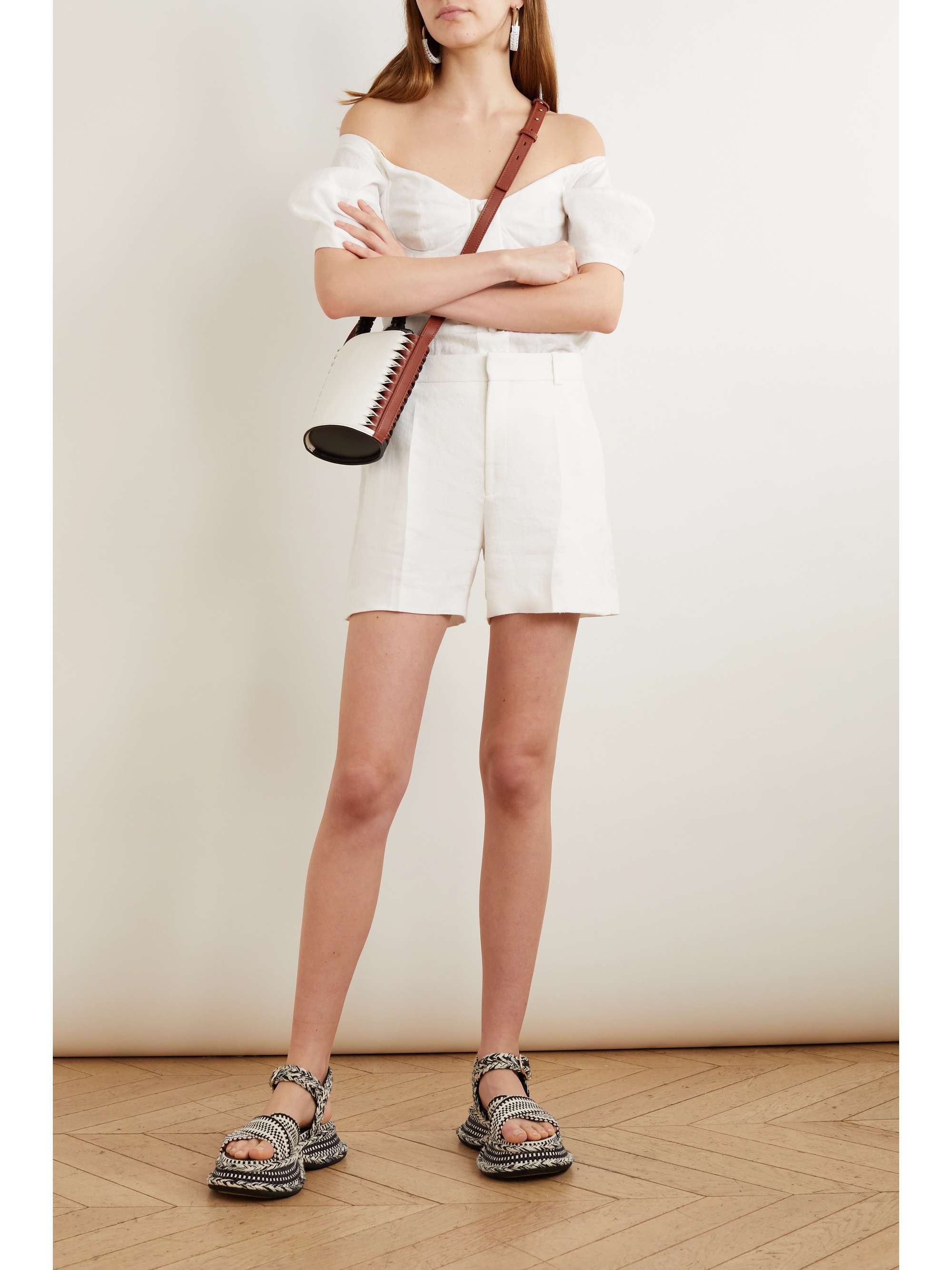 CHLOÉ 亚麻短裤