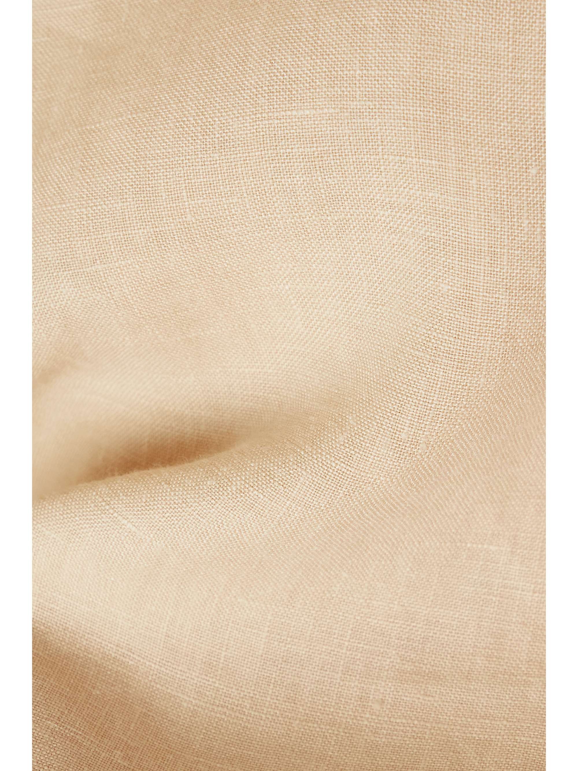 CHLOÉ Broderie anglaise-trimmed linen shirt