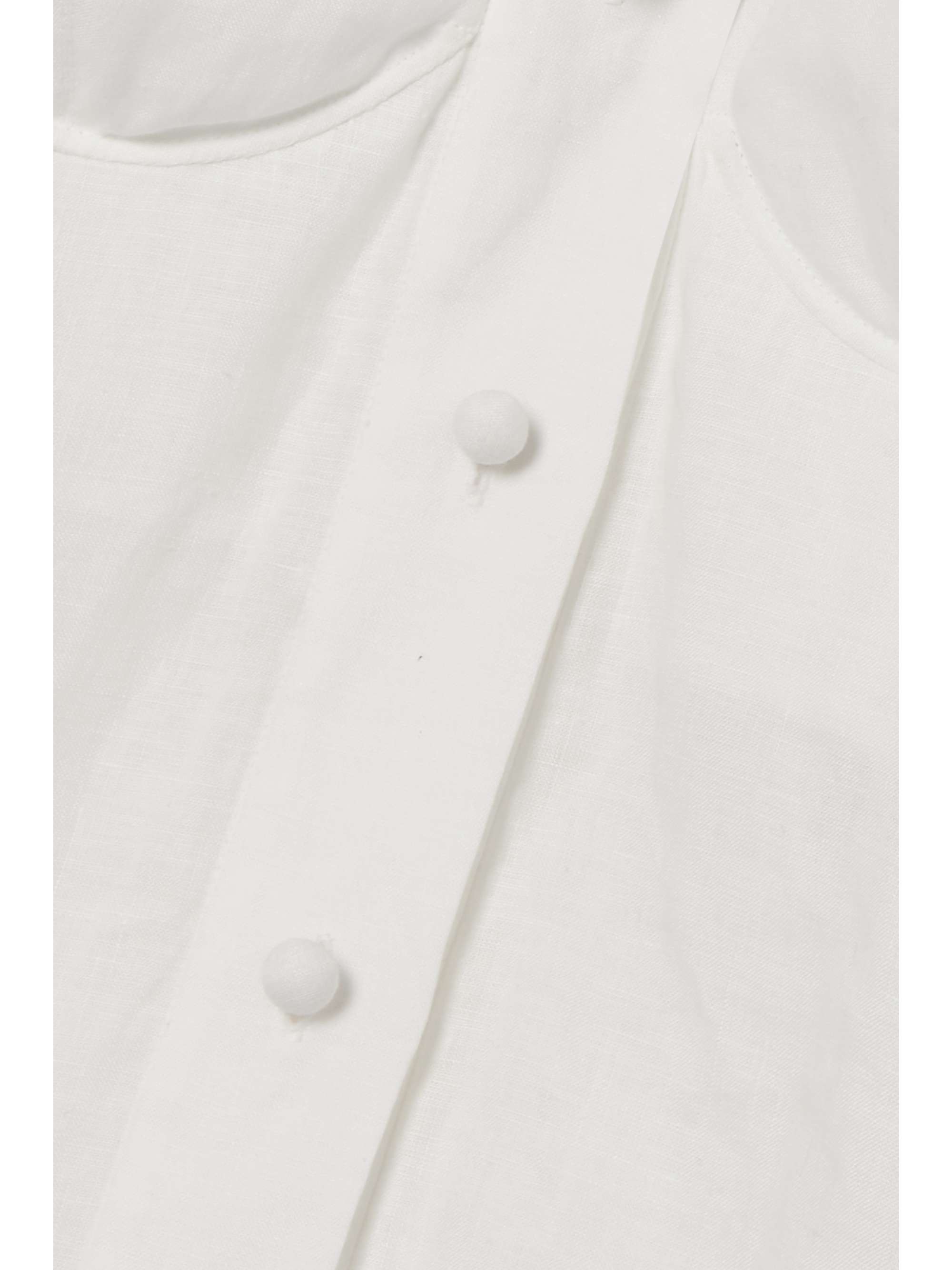 CHLOÉ Off-the-shoulder linen blouse