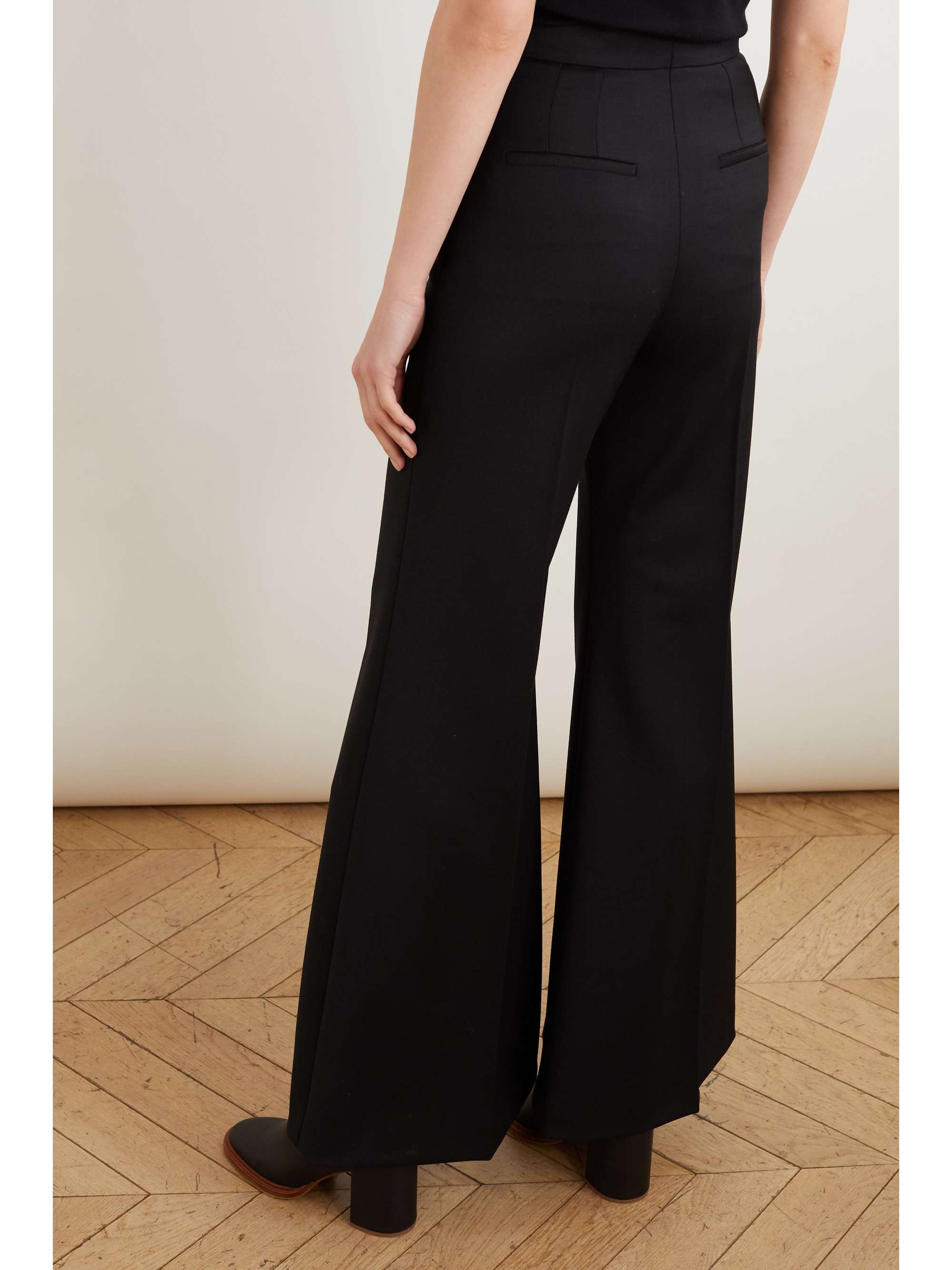 CHLOÉ Stretch-wool flared pants