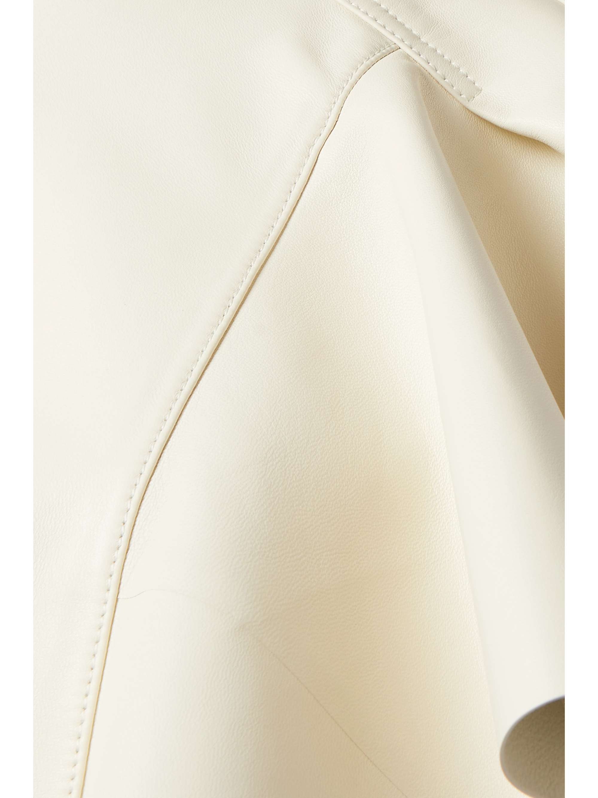 CHLOÉ Ruffled leather top