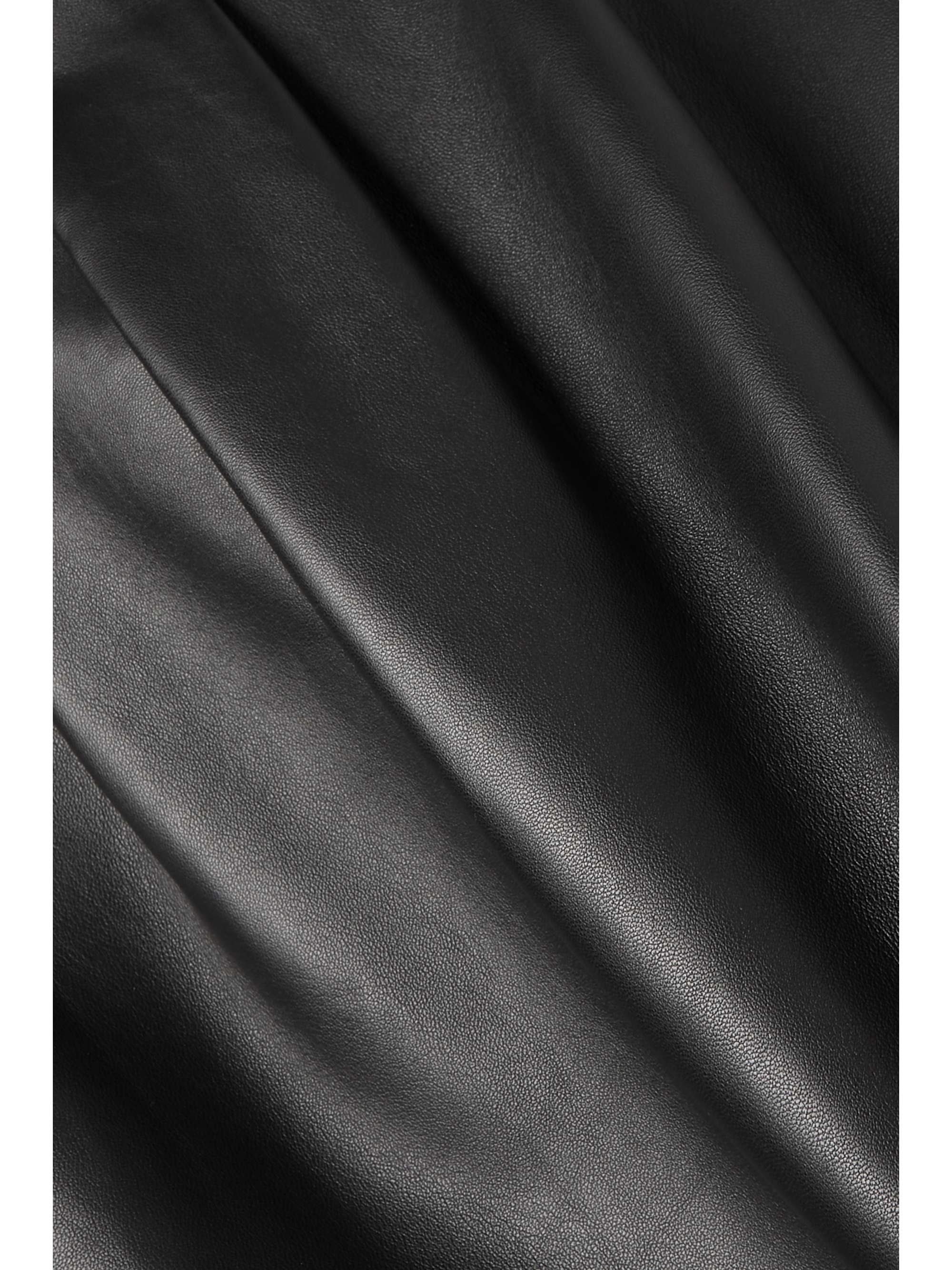 CHLOÉ Leather midi skirt