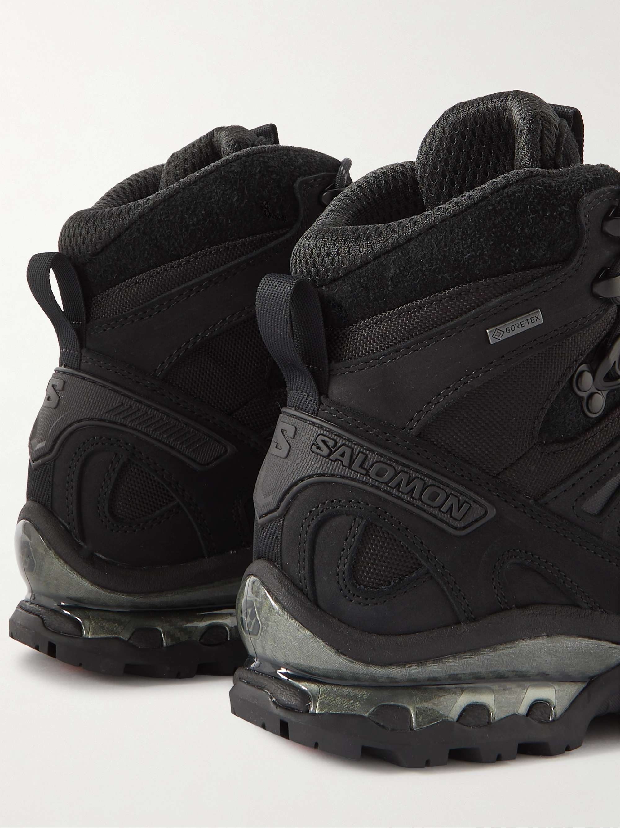 SALOMON Quest GTX Advanced leather and suede-trimmed GORE-TEX ankle boots