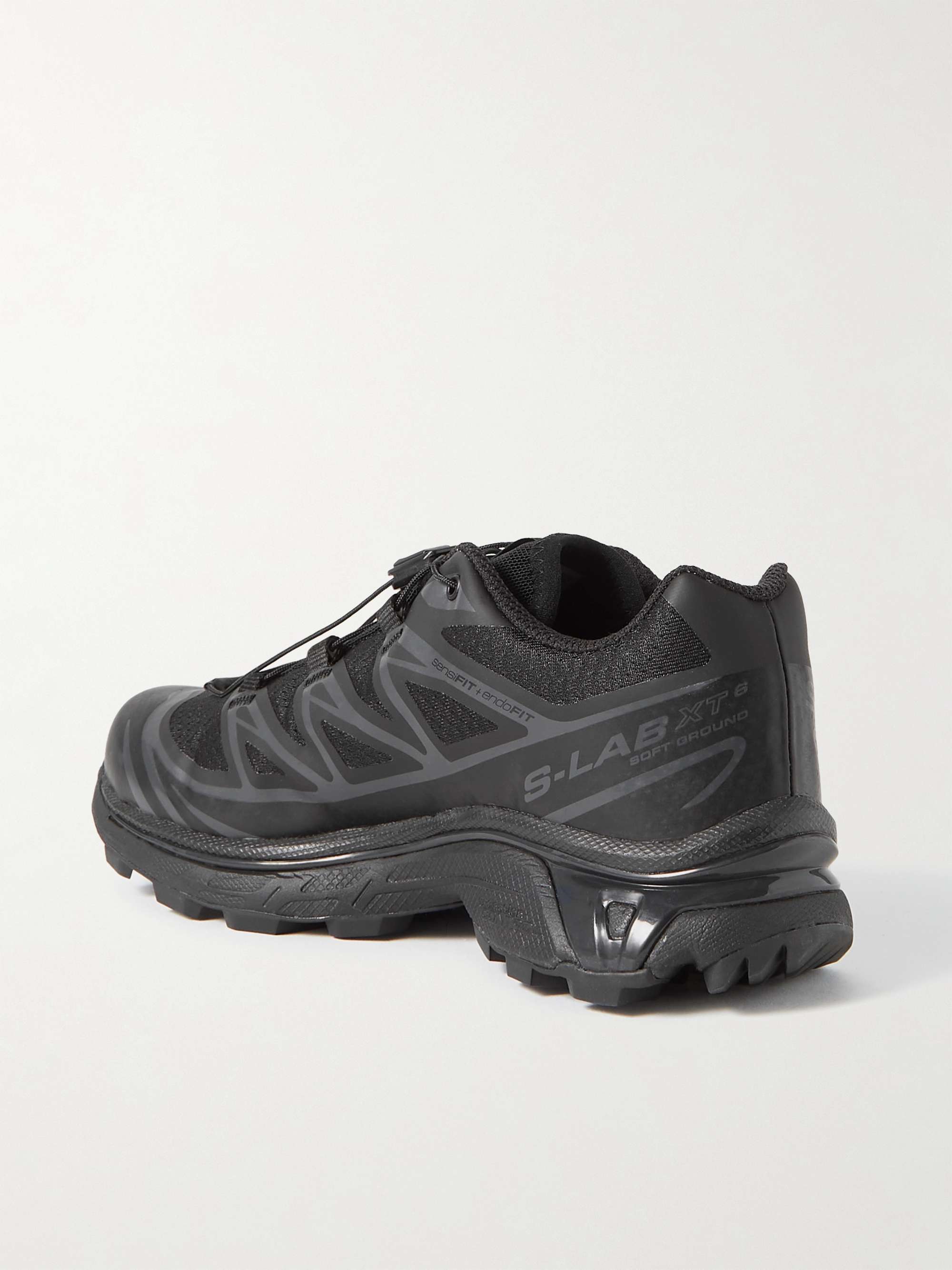 SALOMON XT-6 rubber-trimmed mesh sneakers