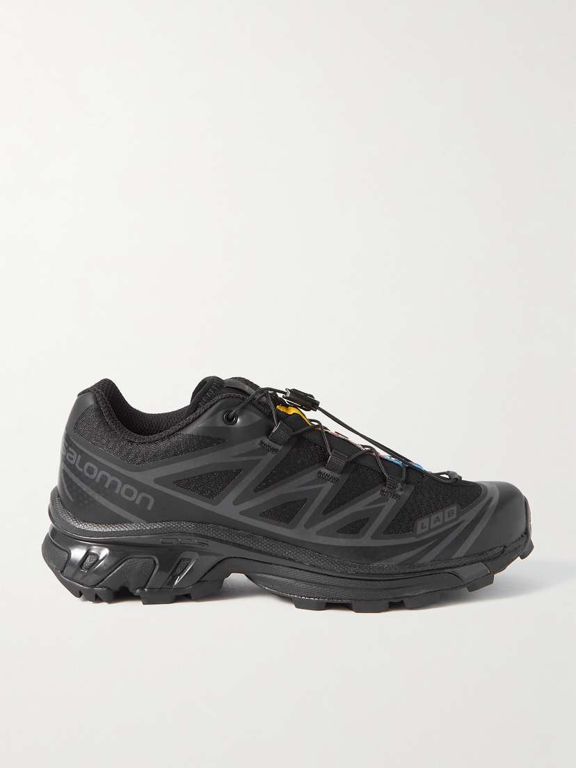 Salomon Xt-6 Rubber-trimmed Mesh Sneakers