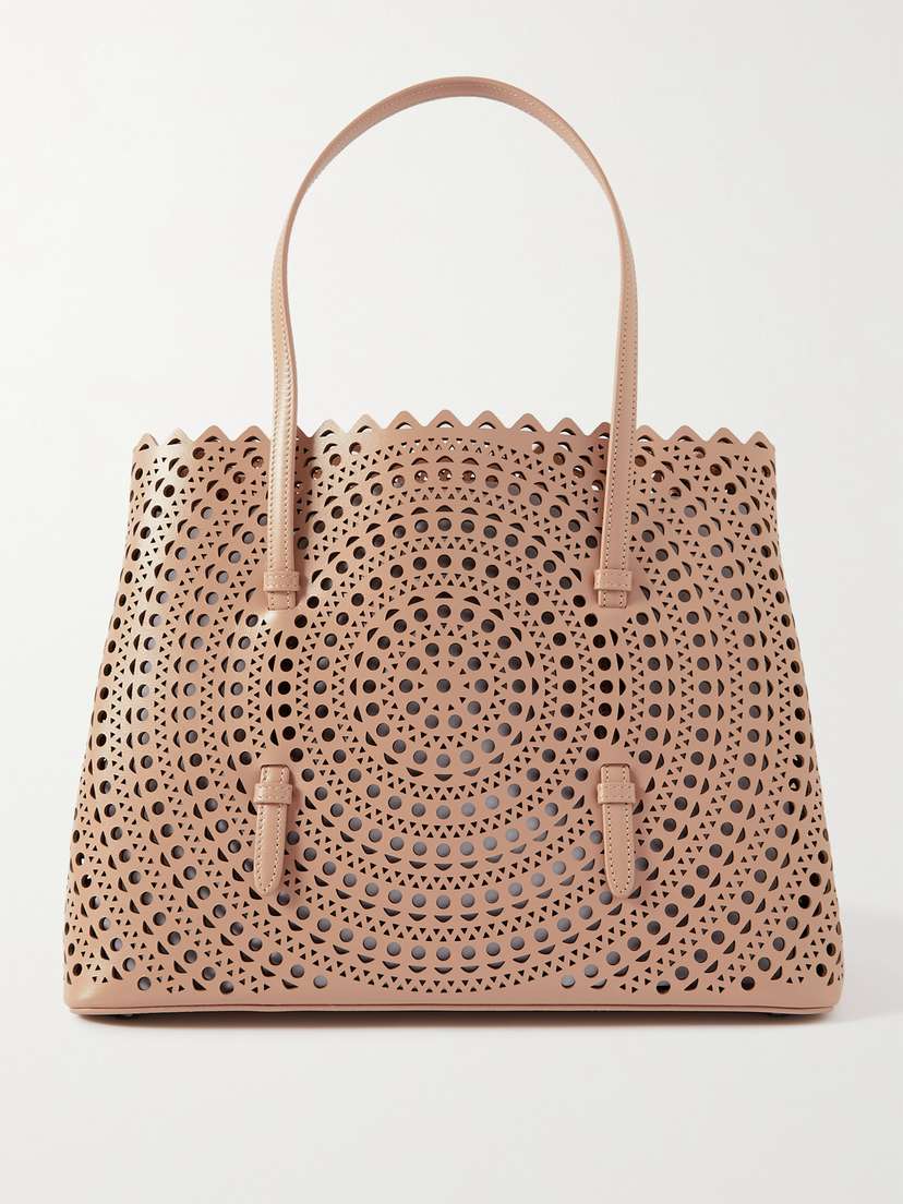 Alaïa | 87X78B1439Z | Neutrals | Mina 32 New Vienne Leather Tote_