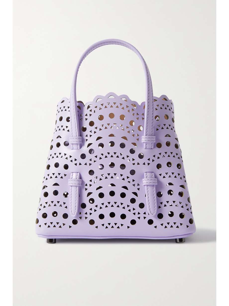 Laser Cute Tote Purple