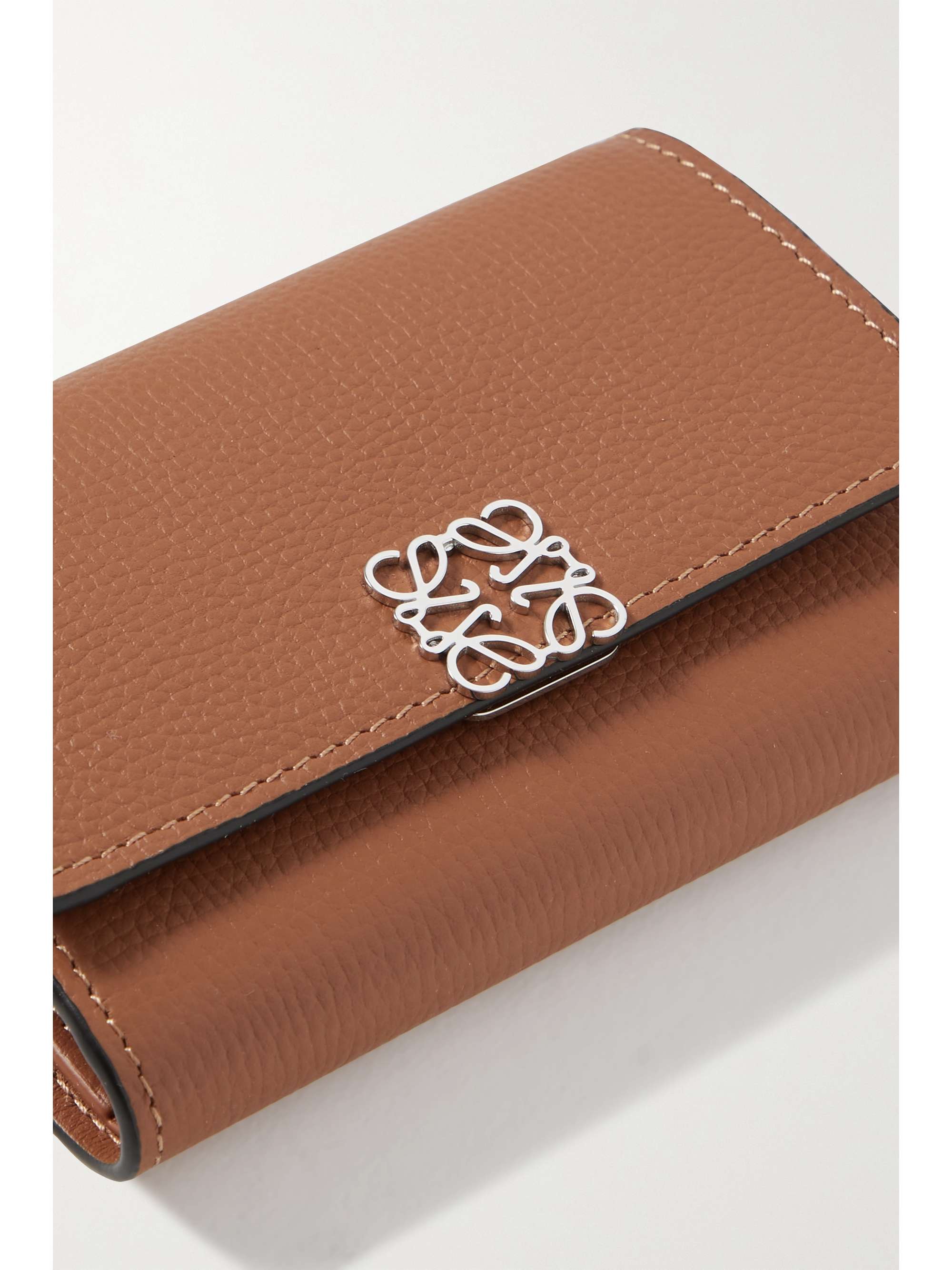 LOEWE Anagram textured-leather wallet