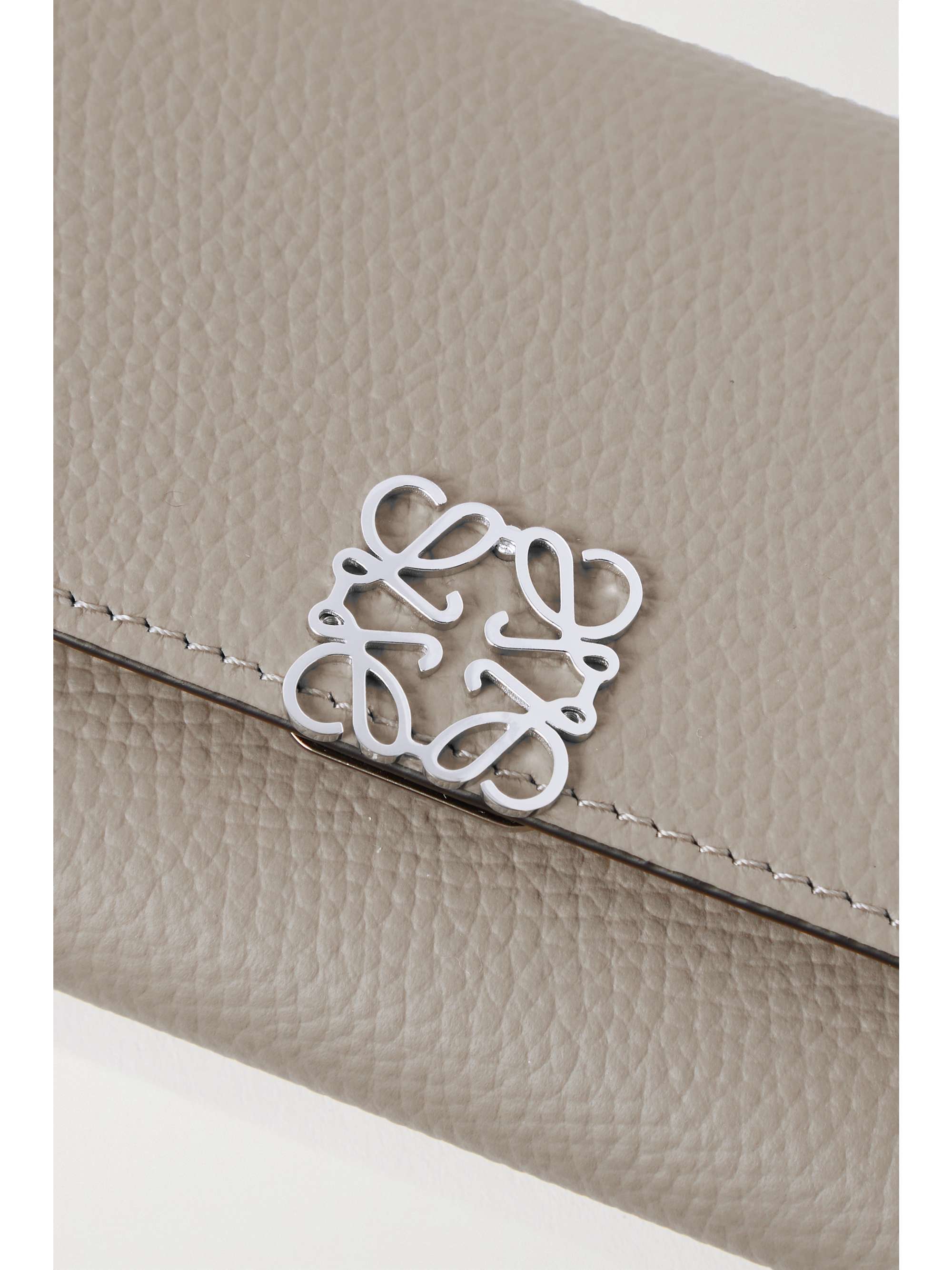 LOEWE Anagram textured-leather wallet
