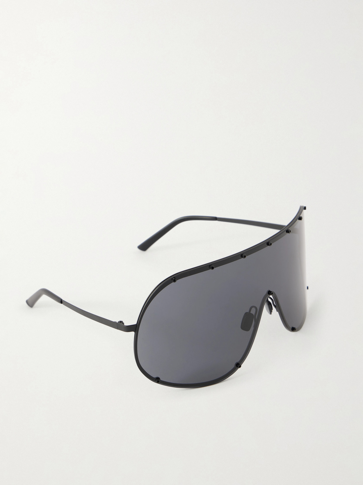 Shield Aviator-Style Acetate Sunglasses